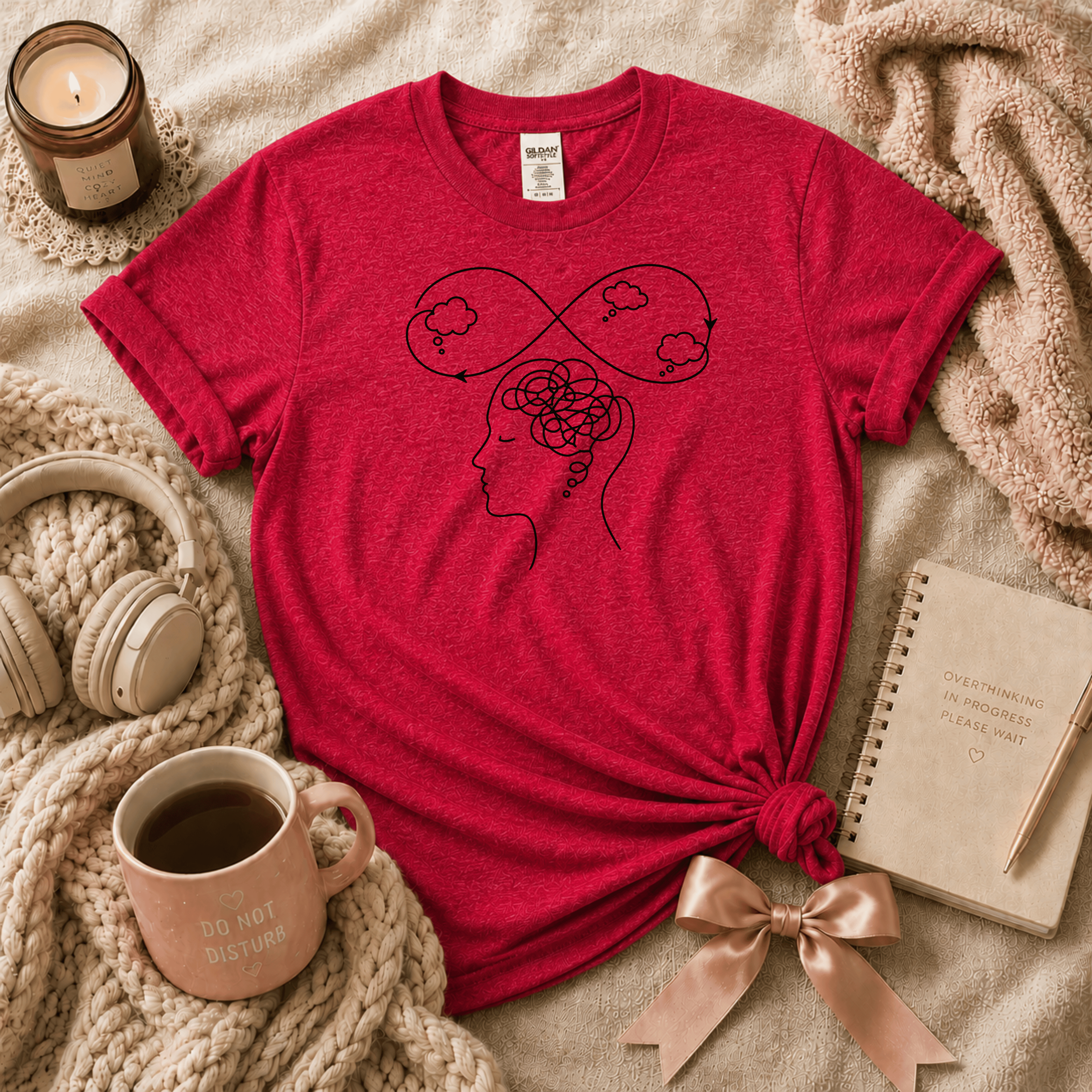So Many Thoughts | Funny Introvert Graphic T-Shirt