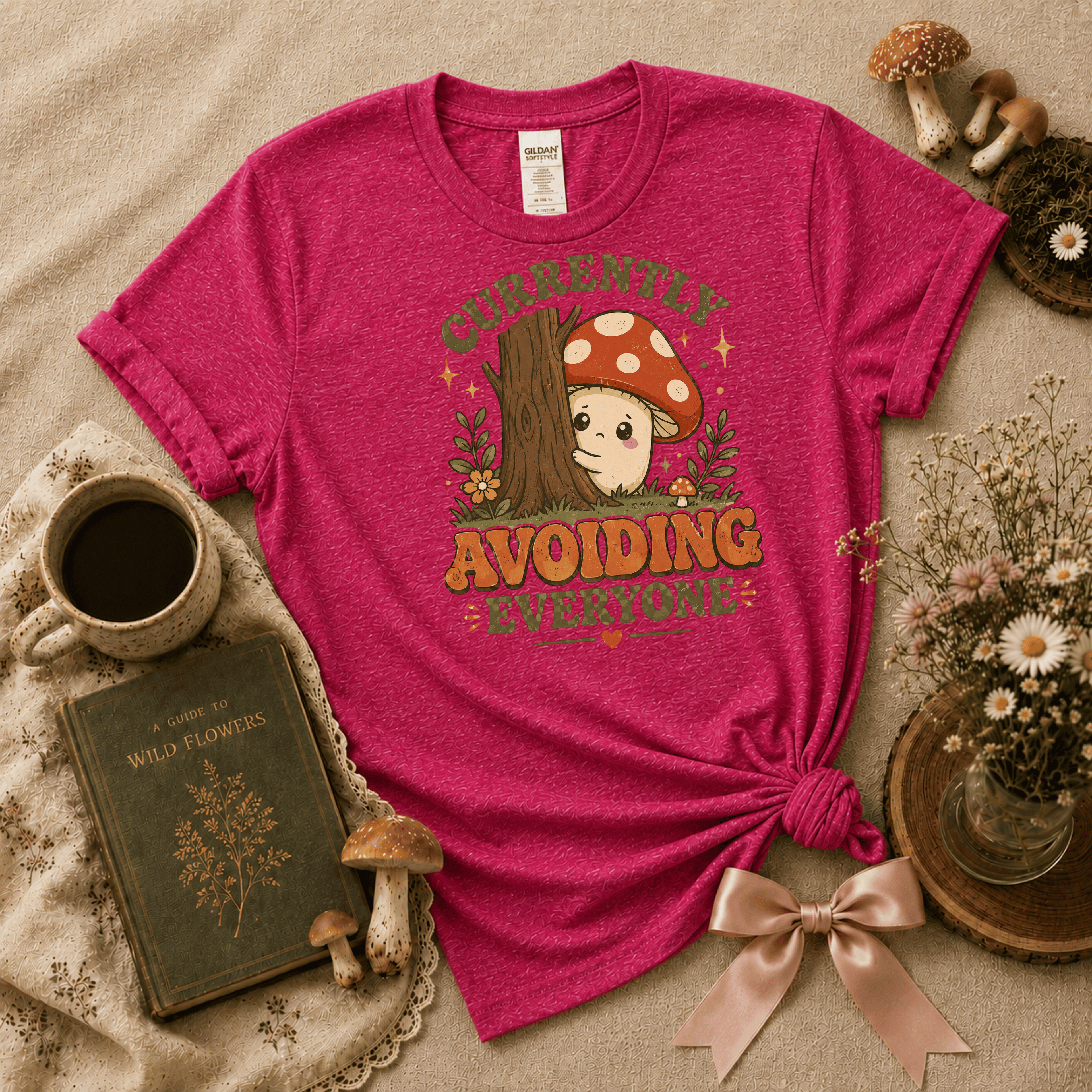 Currently Avoiding | Cottagecore Graphic T-Shirt