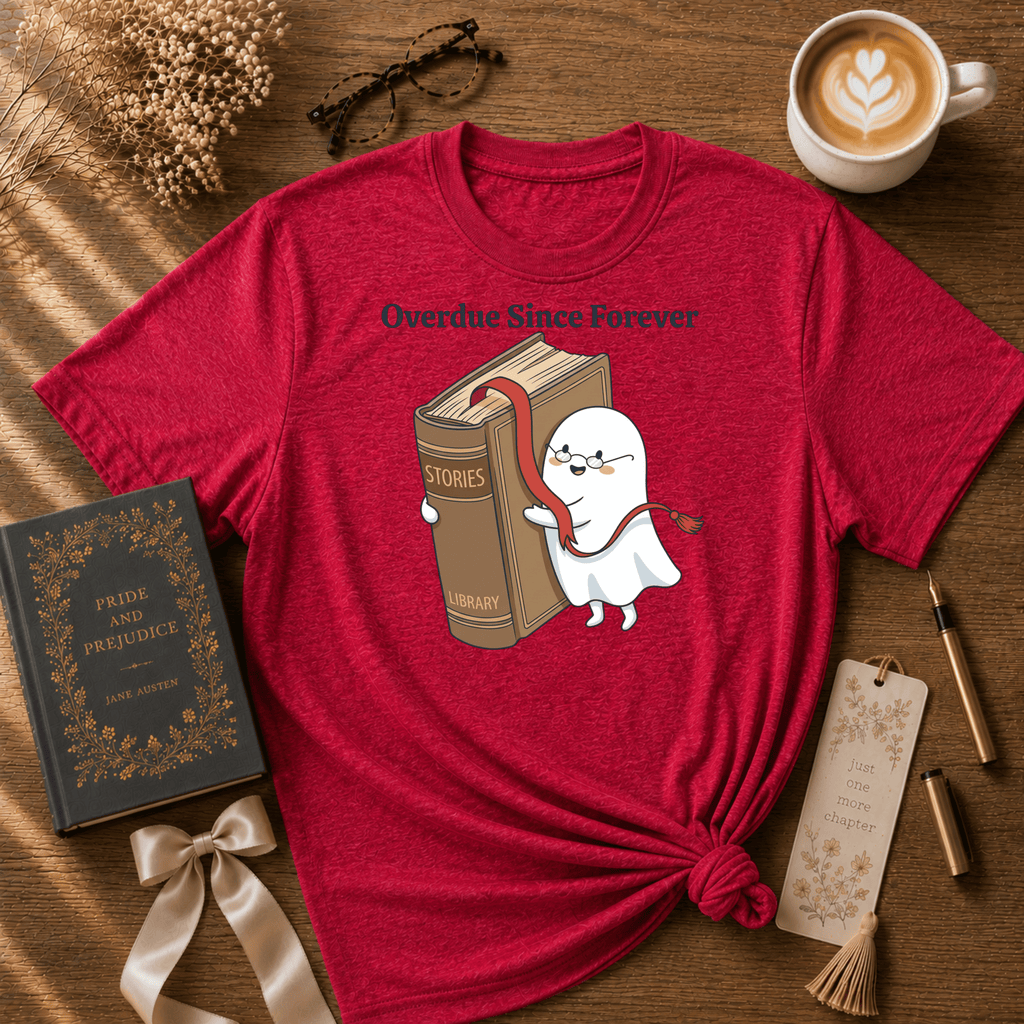 Overdue | Book Lover Graphic T-Shirt