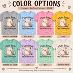 I Hate Birds Premium T-Shirt color chart: Athletic Heather, Baby Blue, Charity Pink, Gold, Heather Sea Green, Lilac, Mint, Vintage White