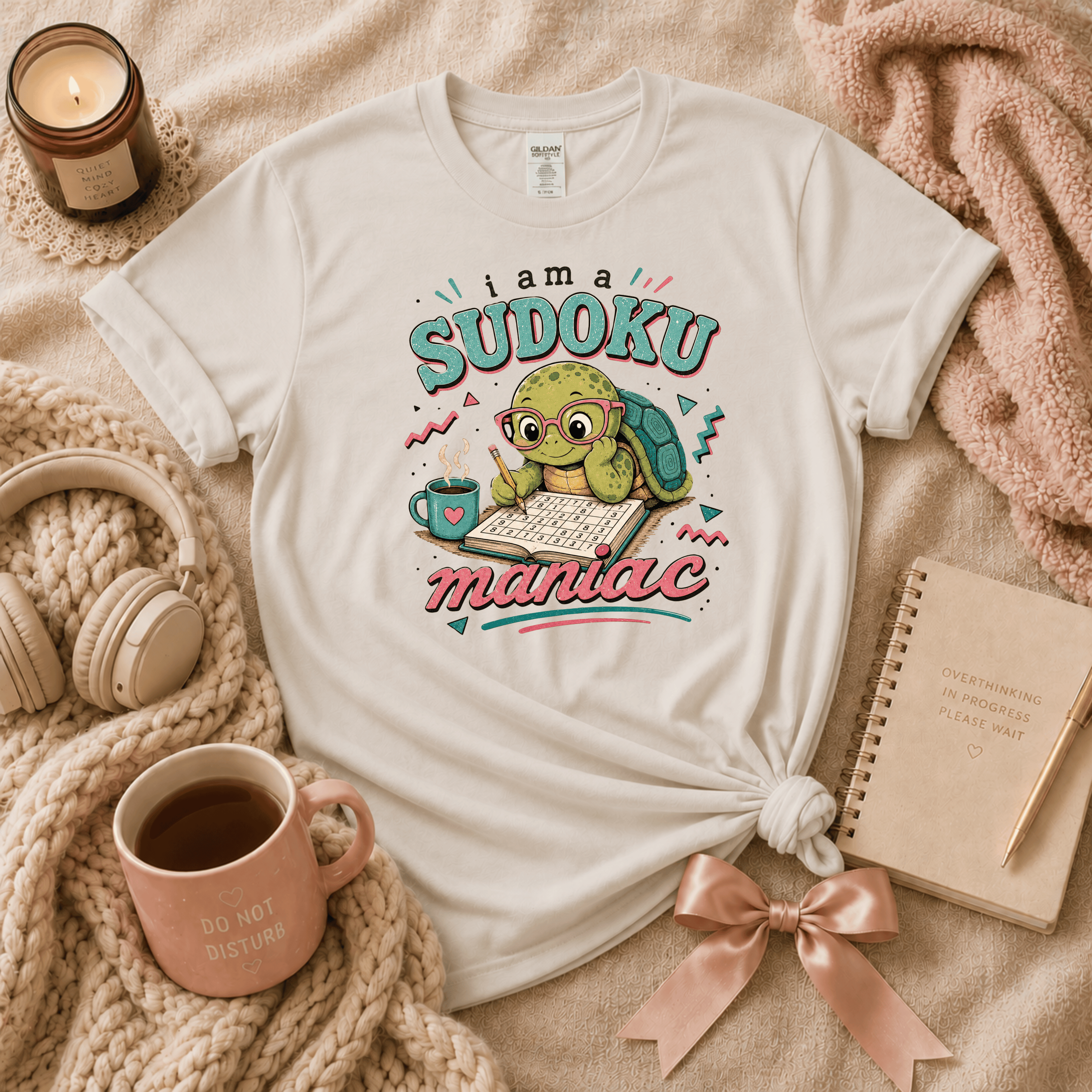 Sudoku Maniac | Funny Introvert Graphic T-Shirt