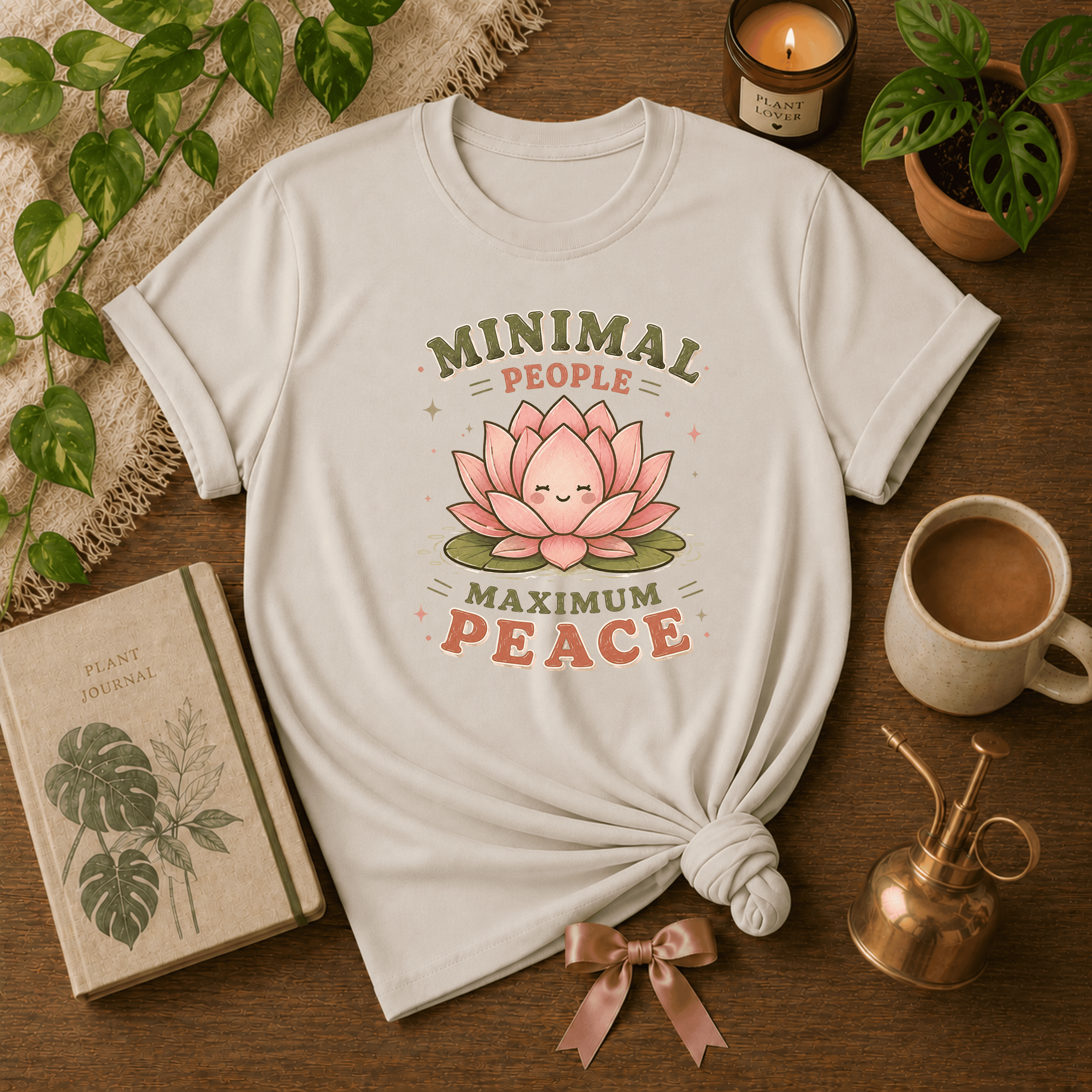 Minimal People | Plant Lover Graphic T-Shirt