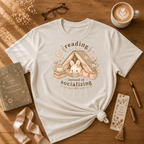 Reading Instead | Book Lover Graphic T-Shirt