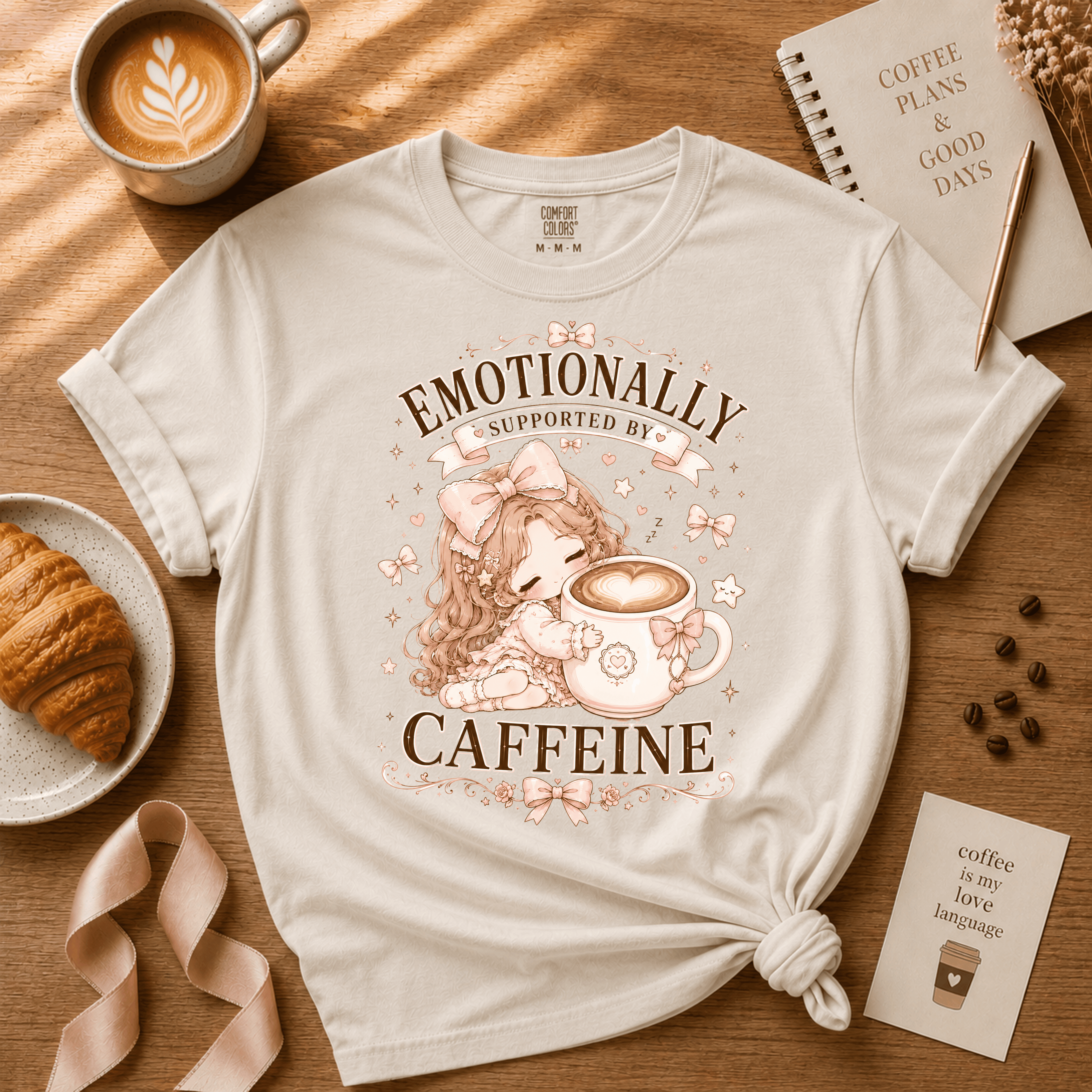 Caffeine | Coffee Lover Graphic T-Shirt