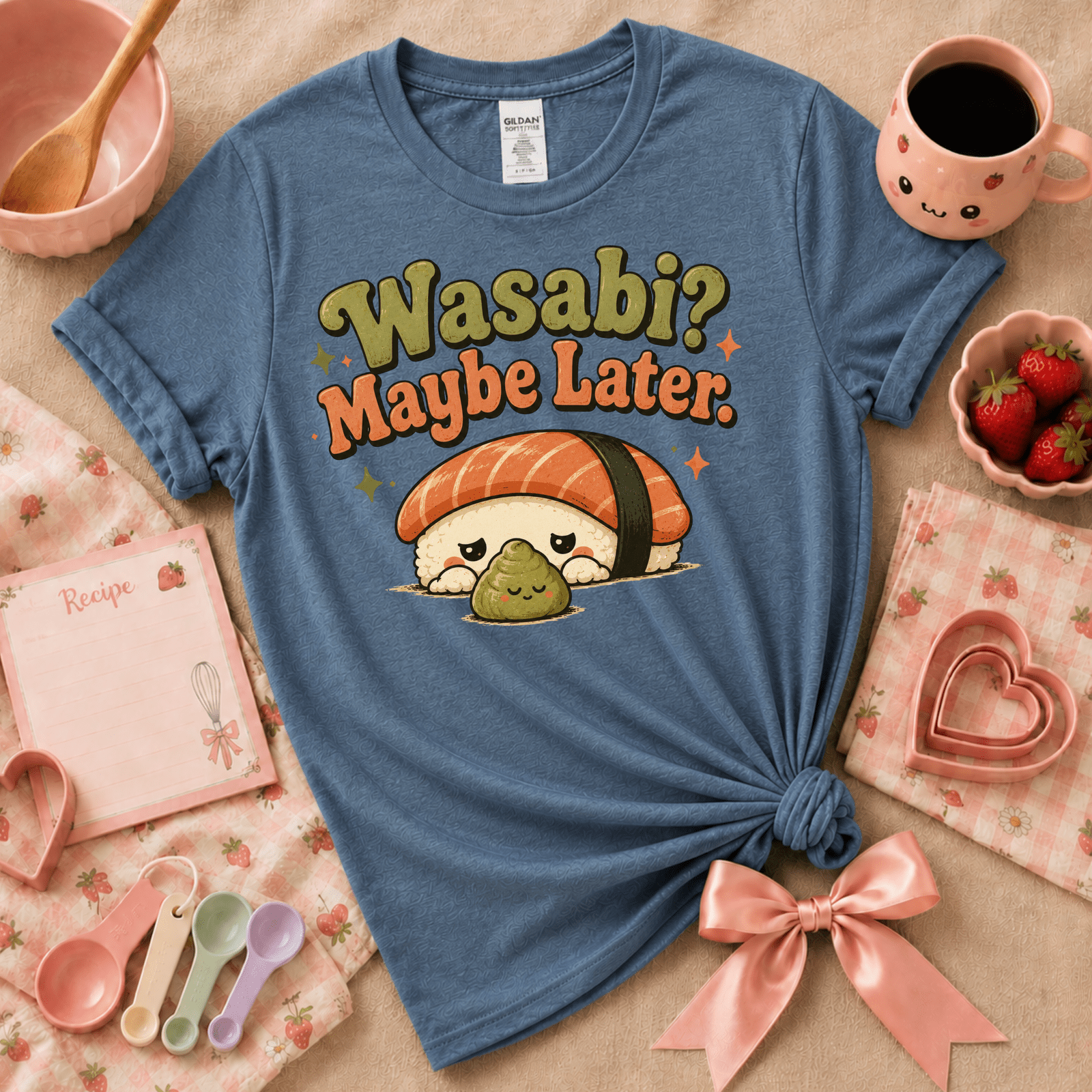 Wasabi? | Cute Food Graphic T-Shirt