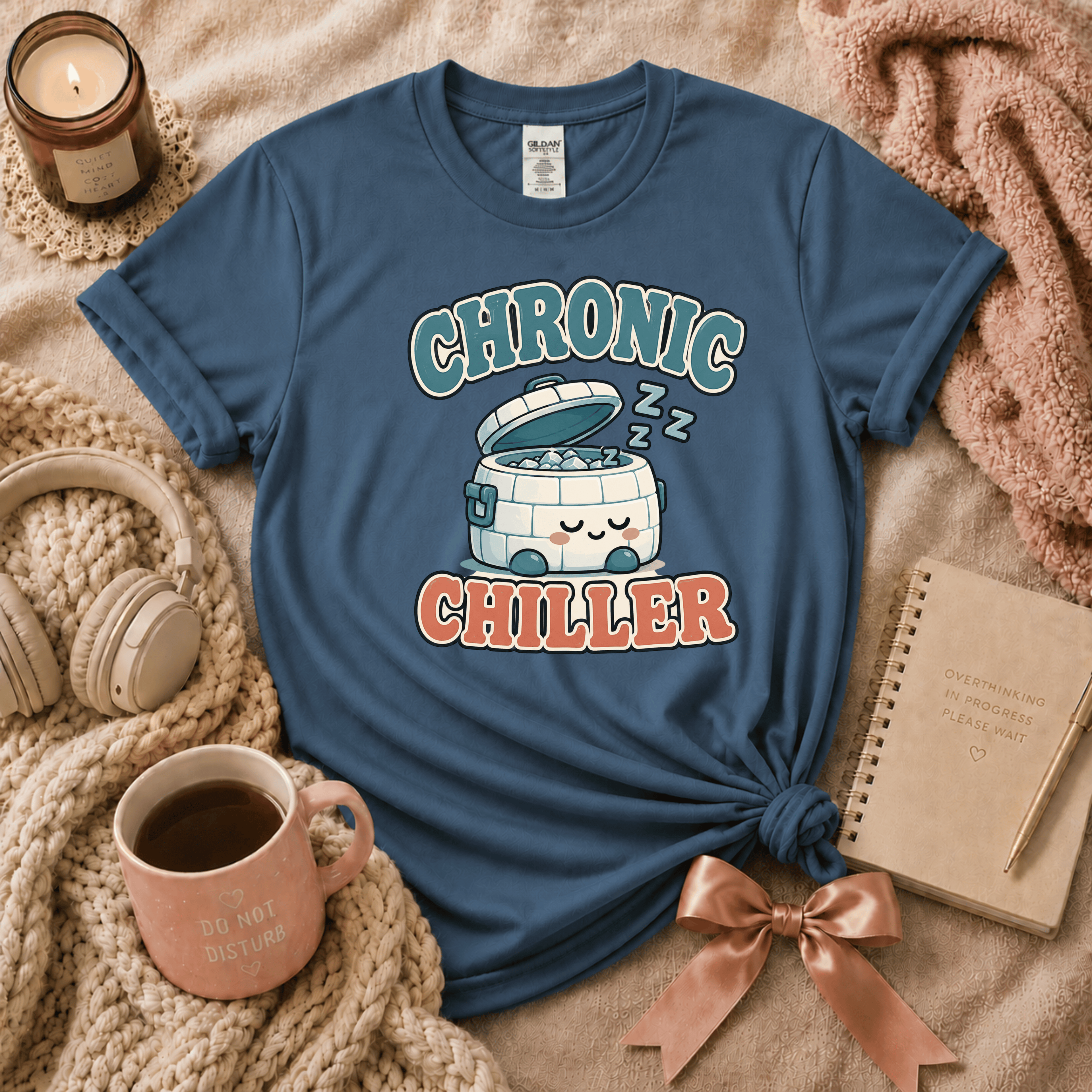 Chronic Chiller | Funny Introvert Graphic T-Shirt