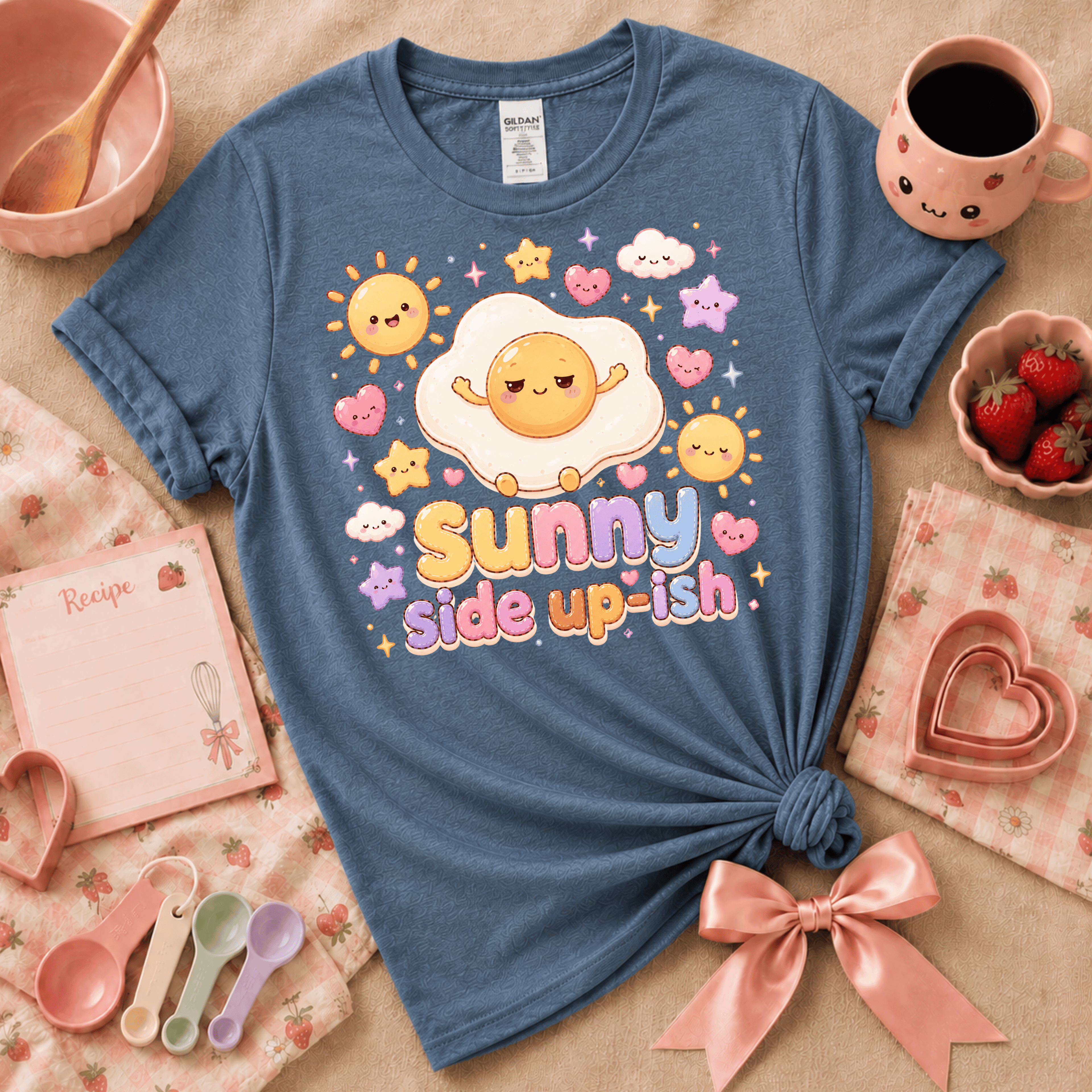 Sunny Side Up | Cute Food Graphic T-Shirt