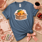 Orange Box | Funny Introvert Graphic T-Shirt