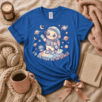 I'd Rather Be In Space On Moon | Funny Introvert Graphic T-Shirt