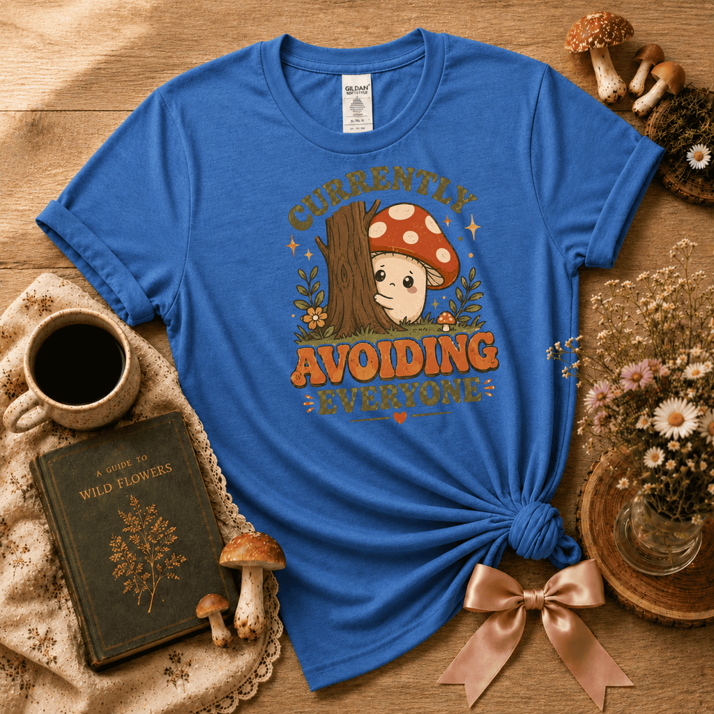 Currently Avoiding | Cottagecore Graphic T-Shirt