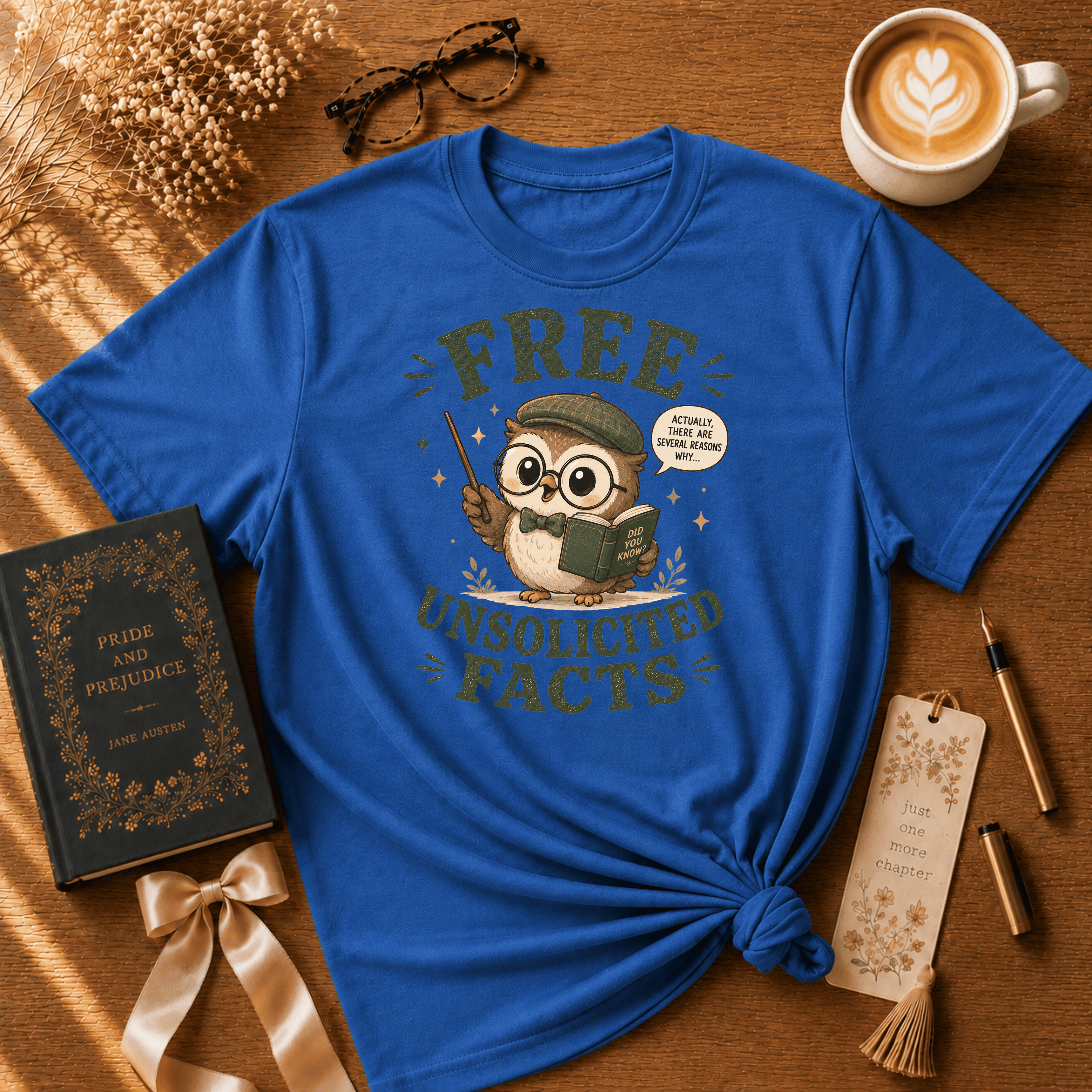 Unsolicited Facts | Book Lover Graphic T-Shirt