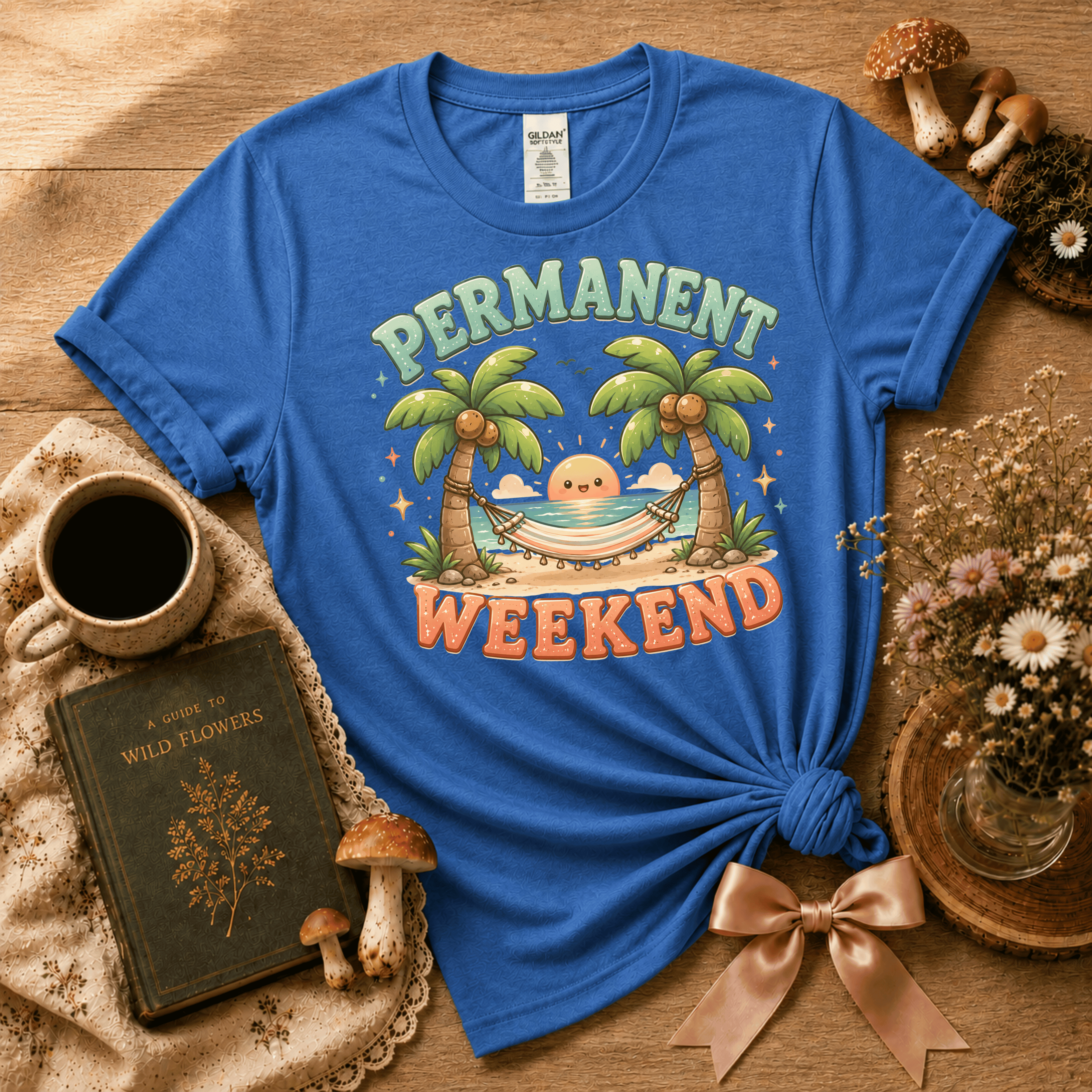 Permanent Weekend | Cottagecore Graphic T-Shirt