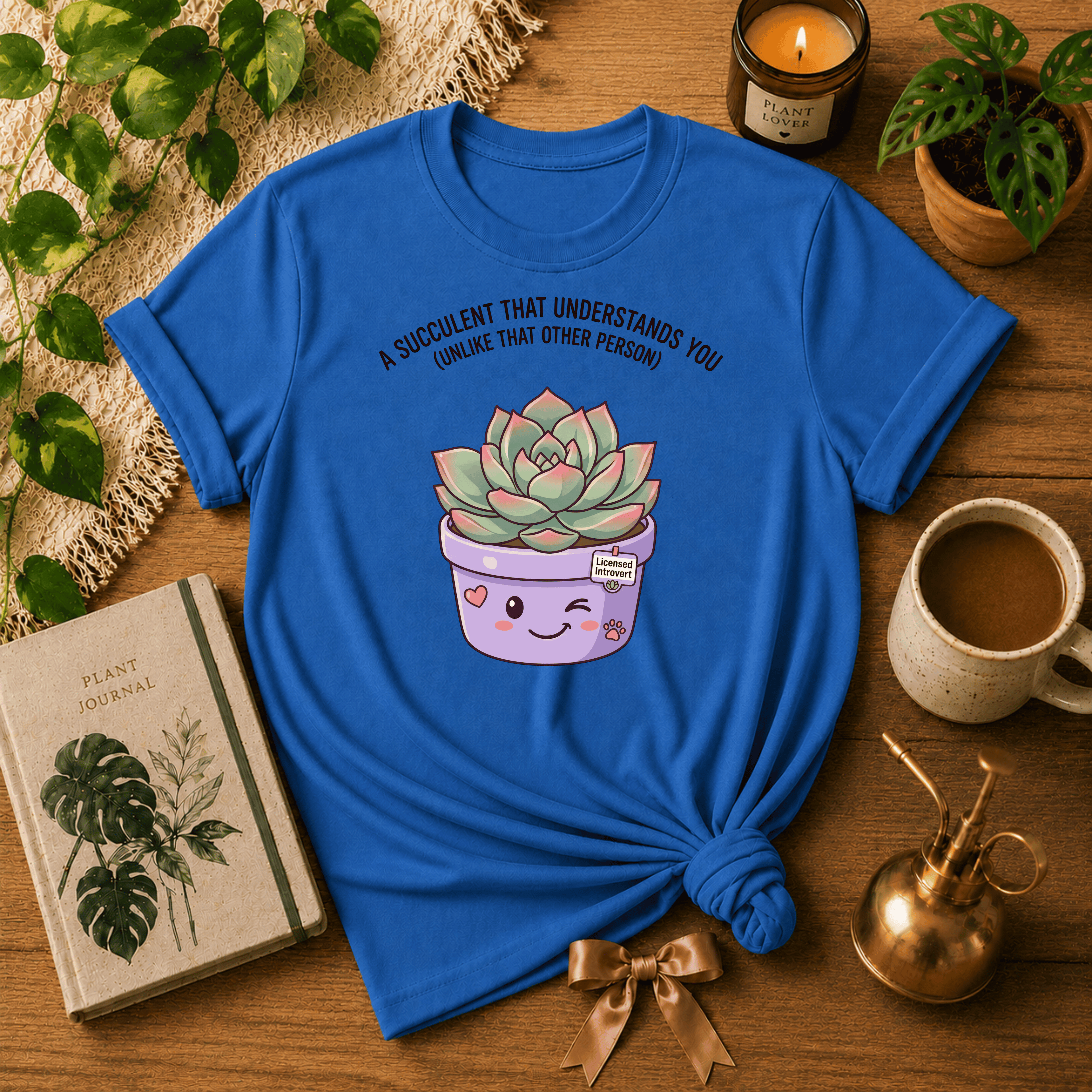 Succulent That Understands You | Plant Lover Graphic T-Shirt
