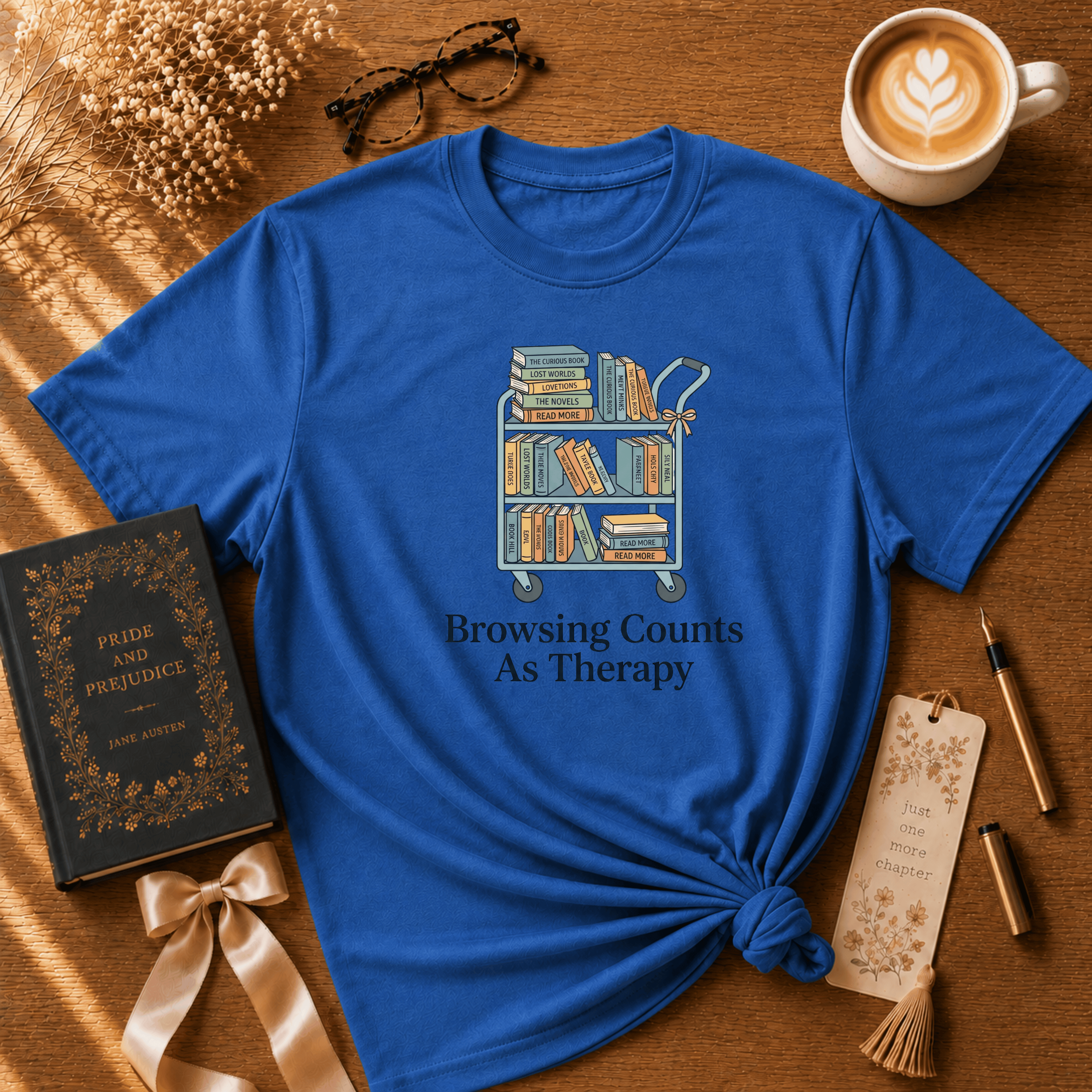 Browsing Counts | Book Lover Graphic T-Shirt