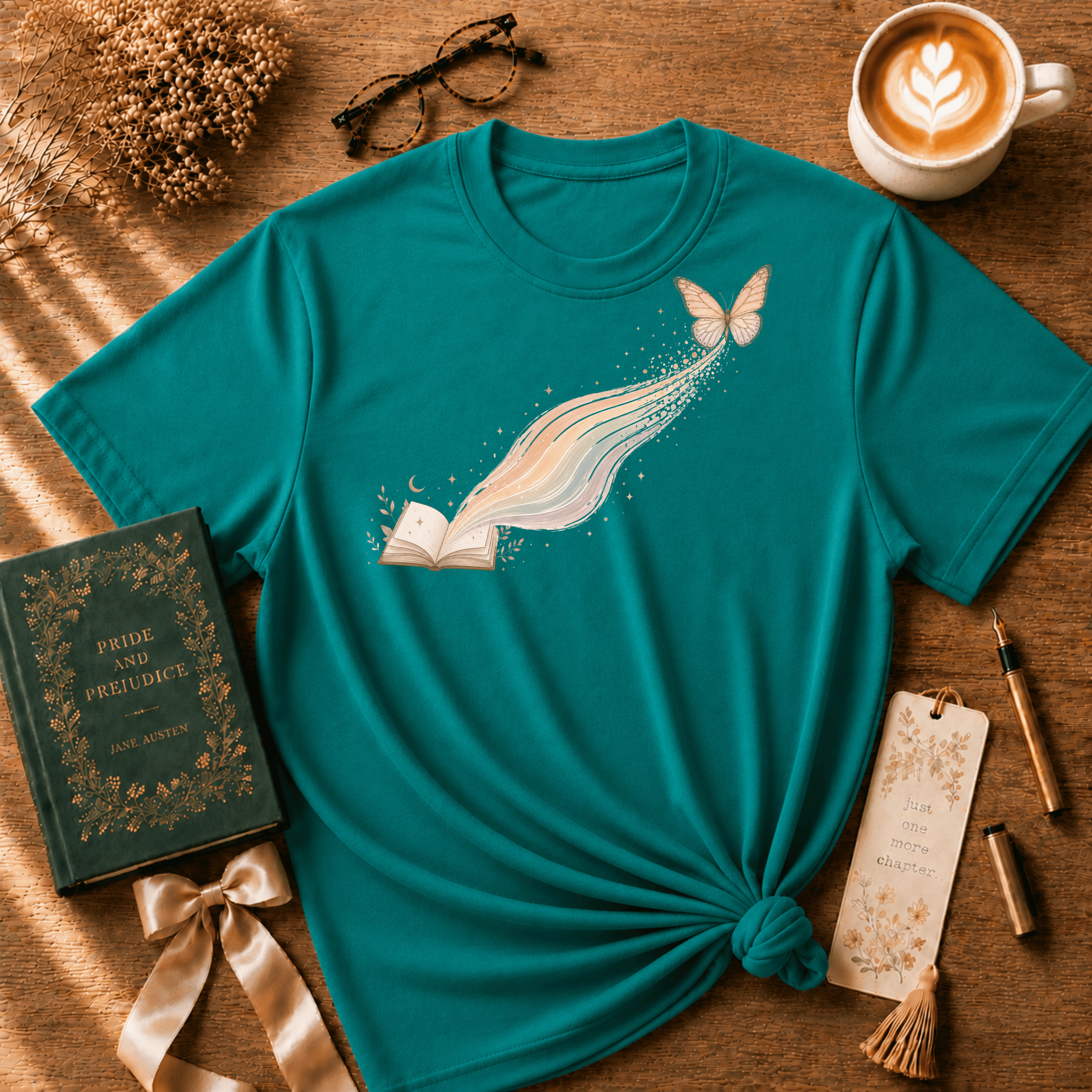 Rainbow Book | Book Lover Graphic T-Shirt
