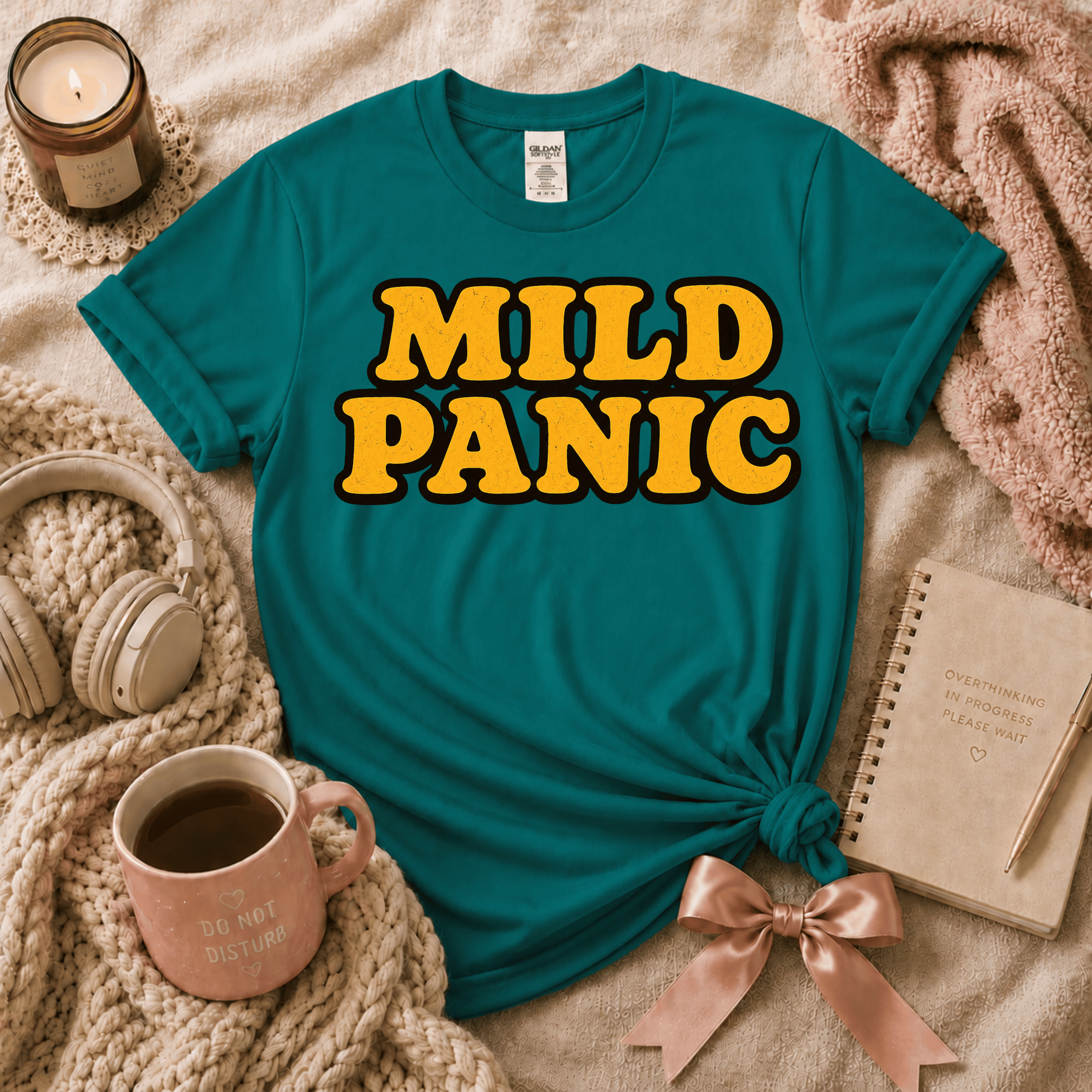 Mild Panic | Funny Introvert Graphic T-Shirt