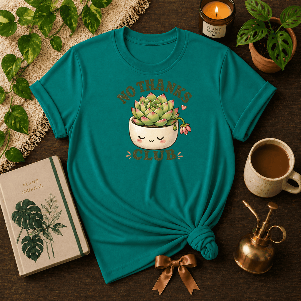 No Thanks Club | Plant Lover Graphic T-Shirt