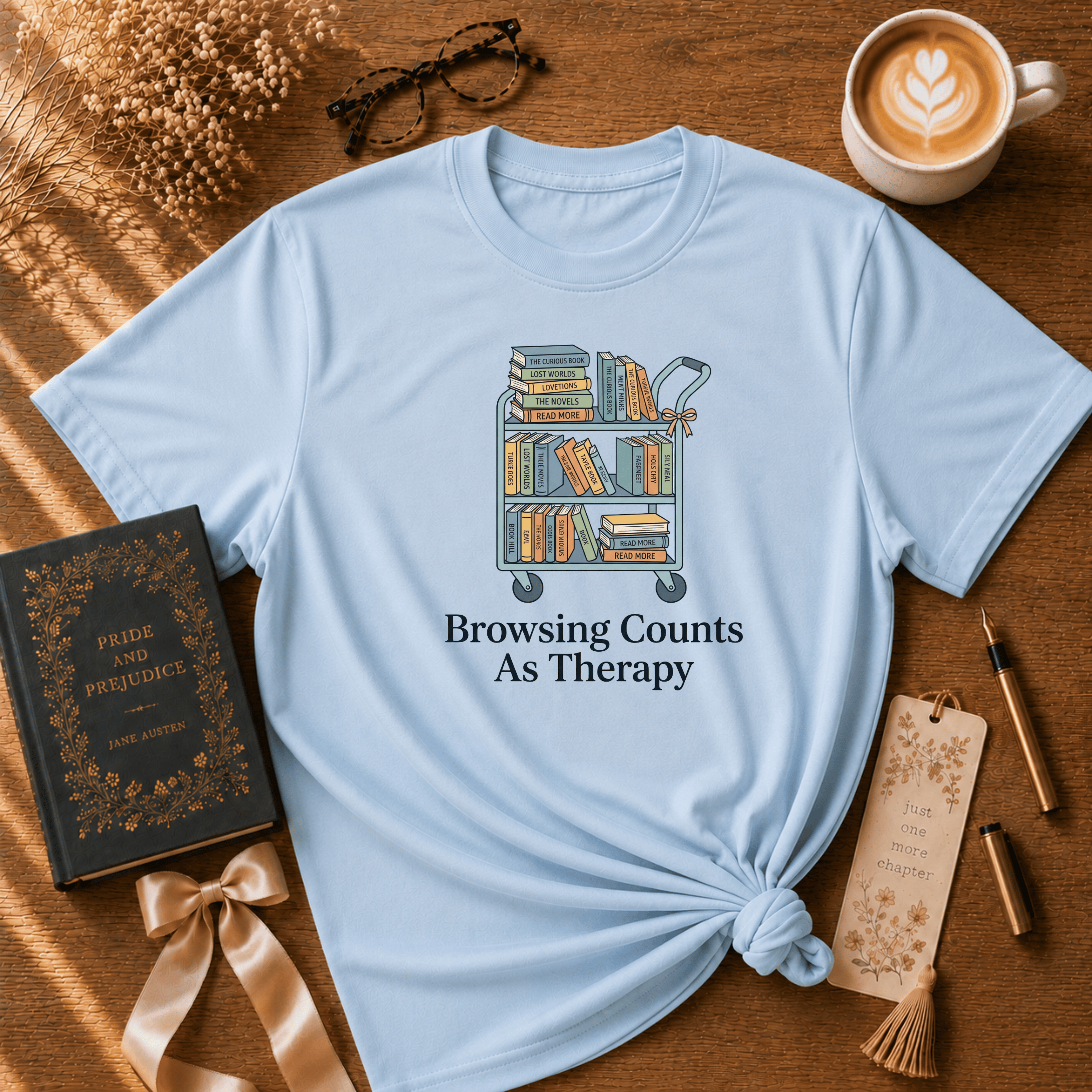 Browsing Counts | Book Lover Graphic T-Shirt