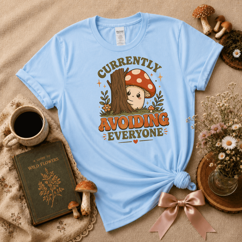 Currently Avoiding | Cottagecore Graphic T-Shirt