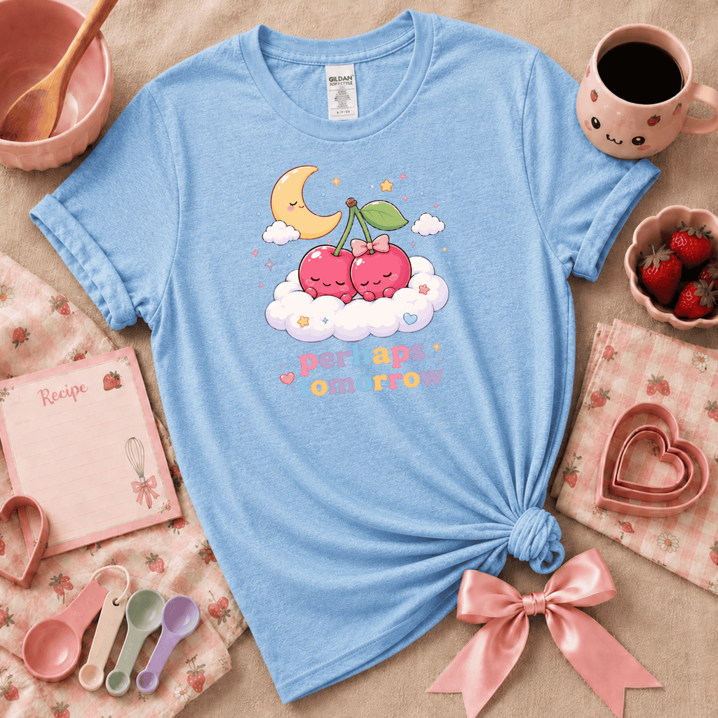 Cherry Tomorrow | Cute Food Graphic T-Shirt