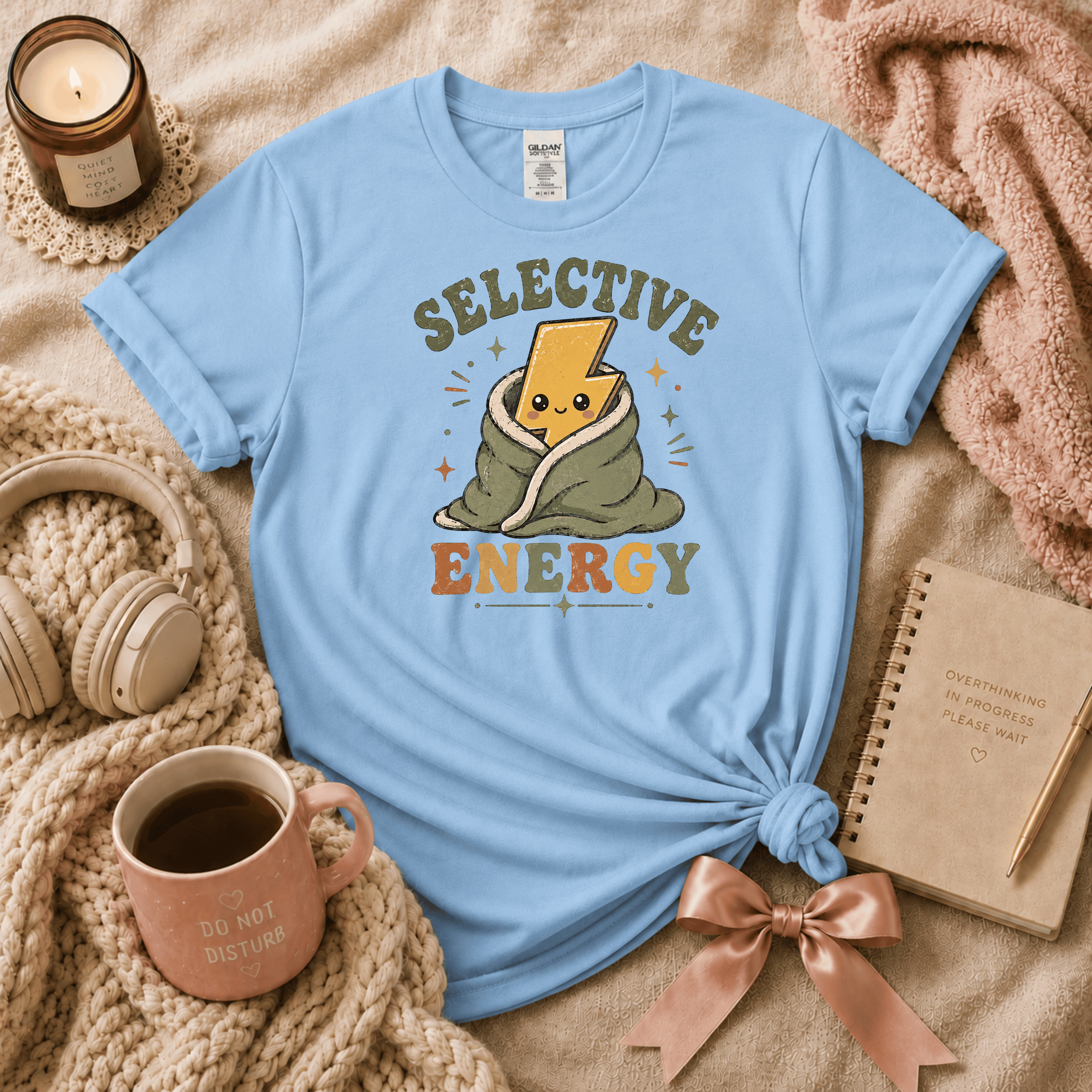 Selective Energy | Funny Introvert Graphic T-Shirt