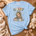 Quiet Is My Cardio | Cute Animal Graphic T-Shirt