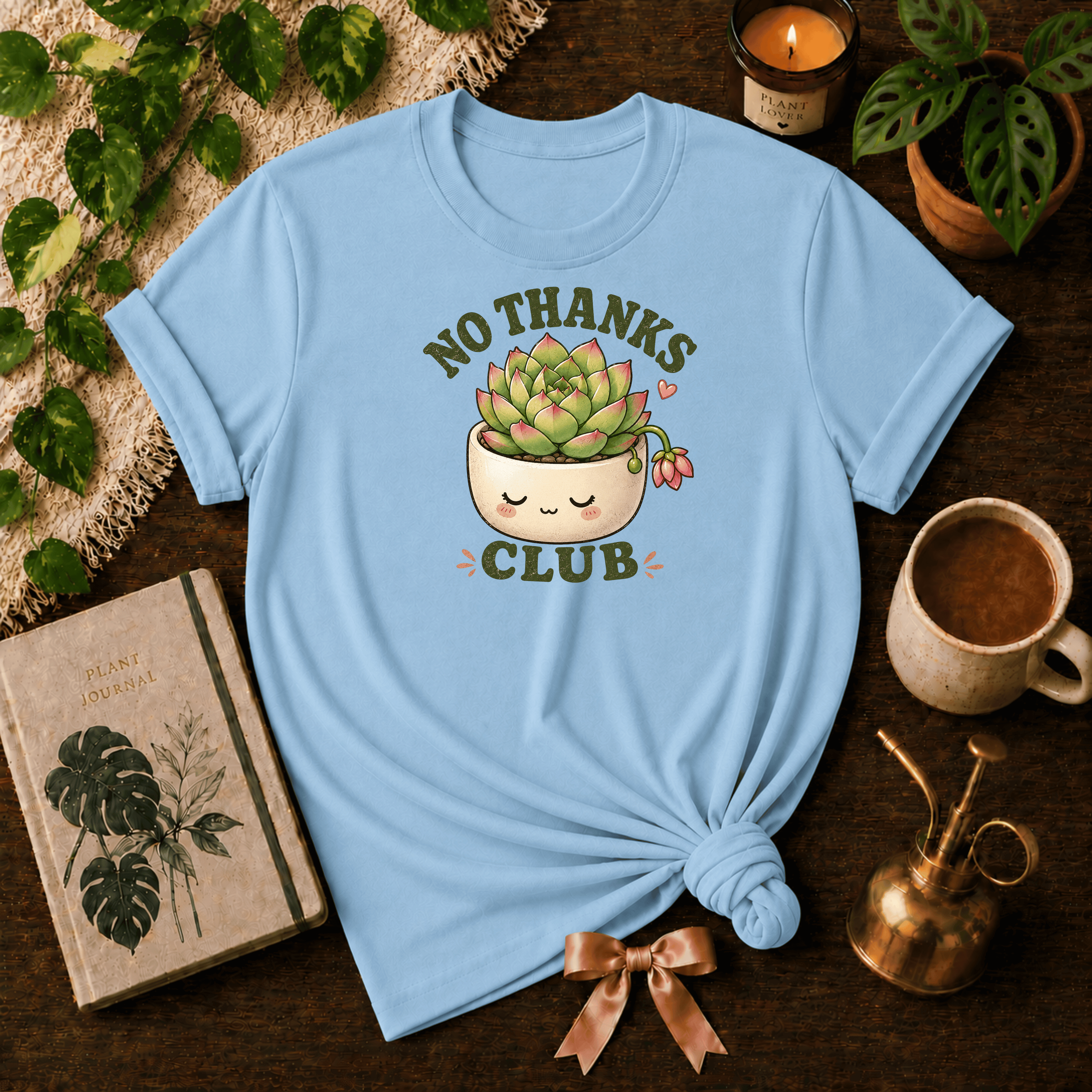 No Thanks Club | Plant Lover Graphic T-Shirt