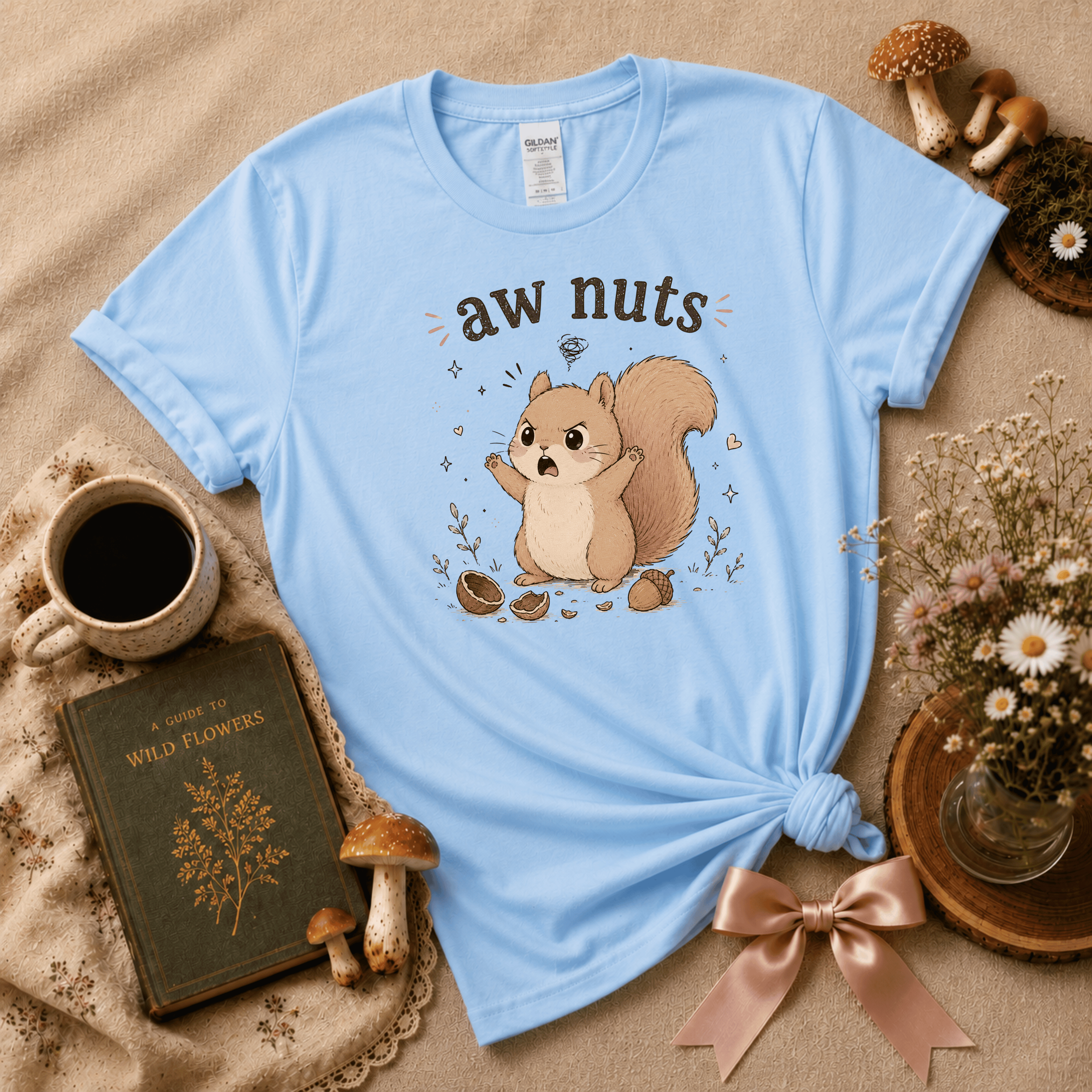Aw Nuts | Cottagecore Graphic T-Shirt