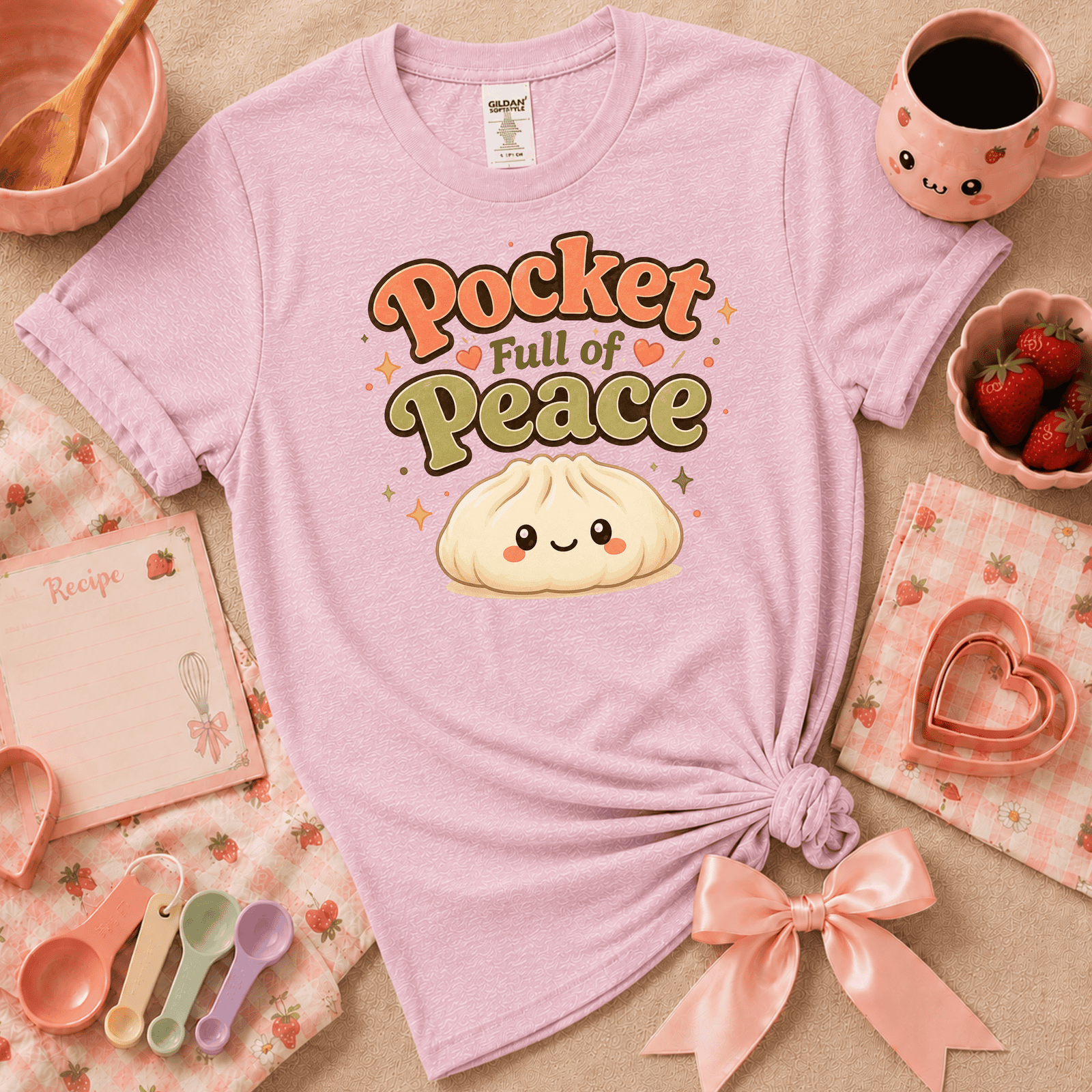 Pocket Full Of Peace | Funny Introvert Graphic T-Shirt
