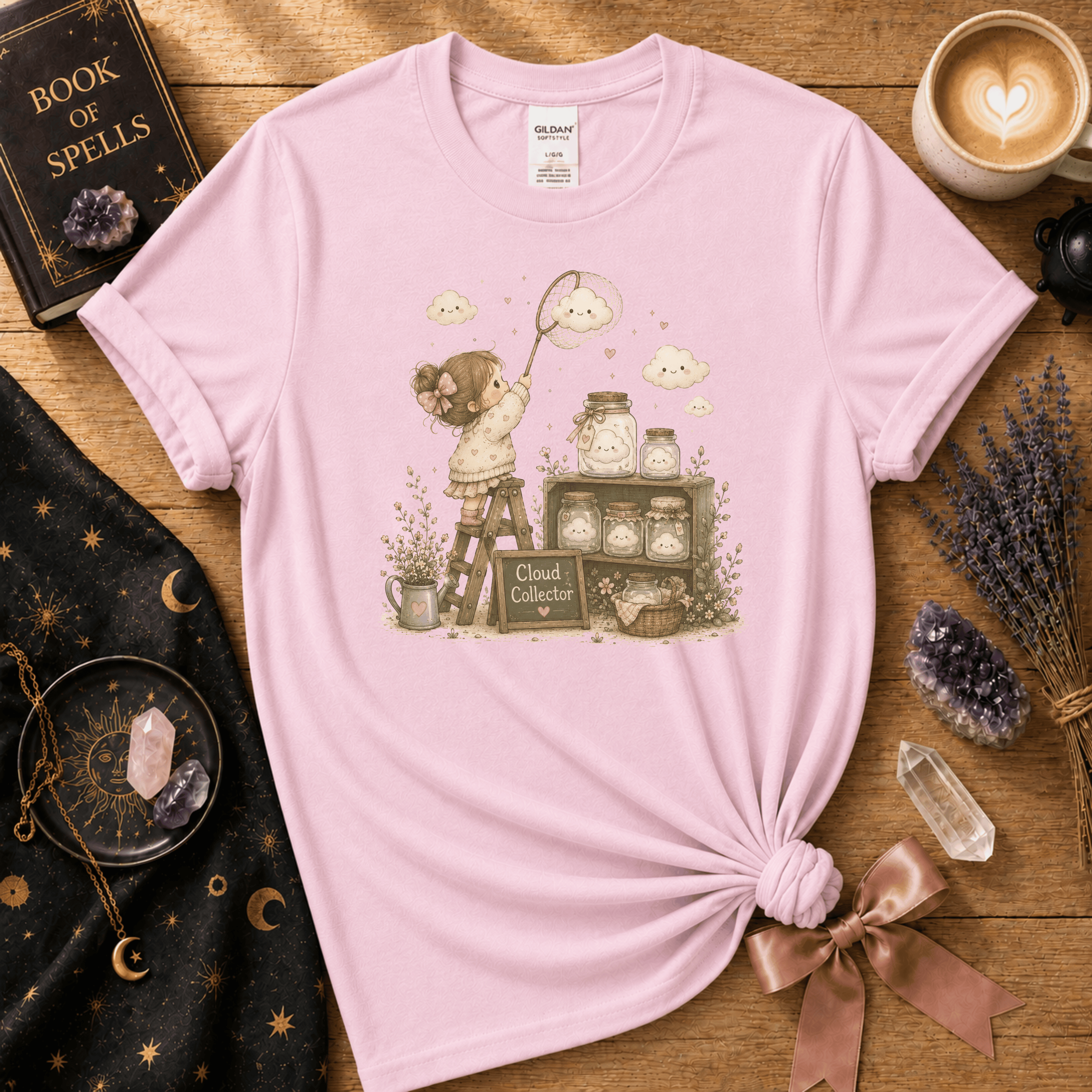 Catching Clouds | Celestial Graphic T-Shirt