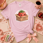 Strawberry Box | Cute Food Graphic T-Shirt