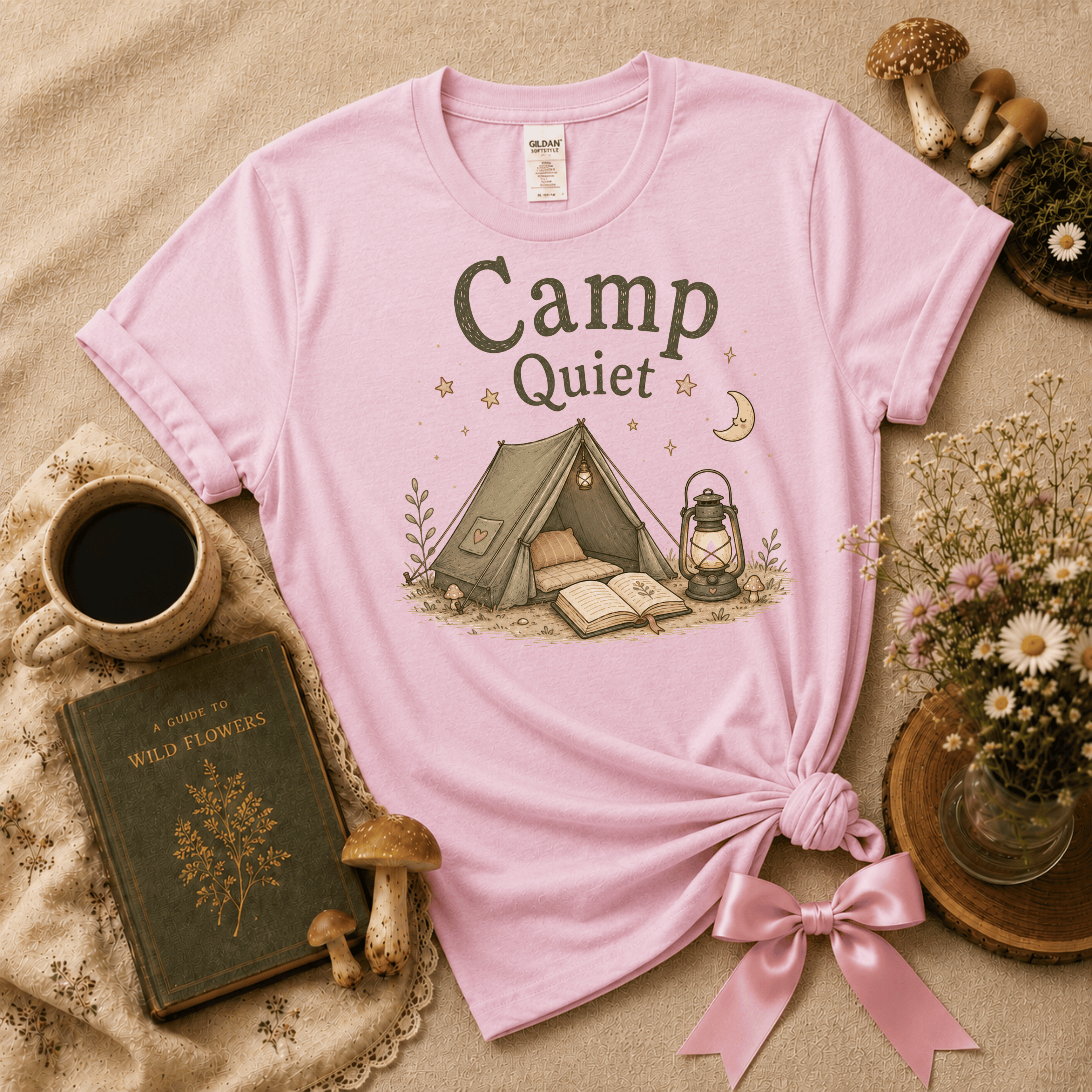 Camp Quiet | Cottagecore Graphic T-Shirt