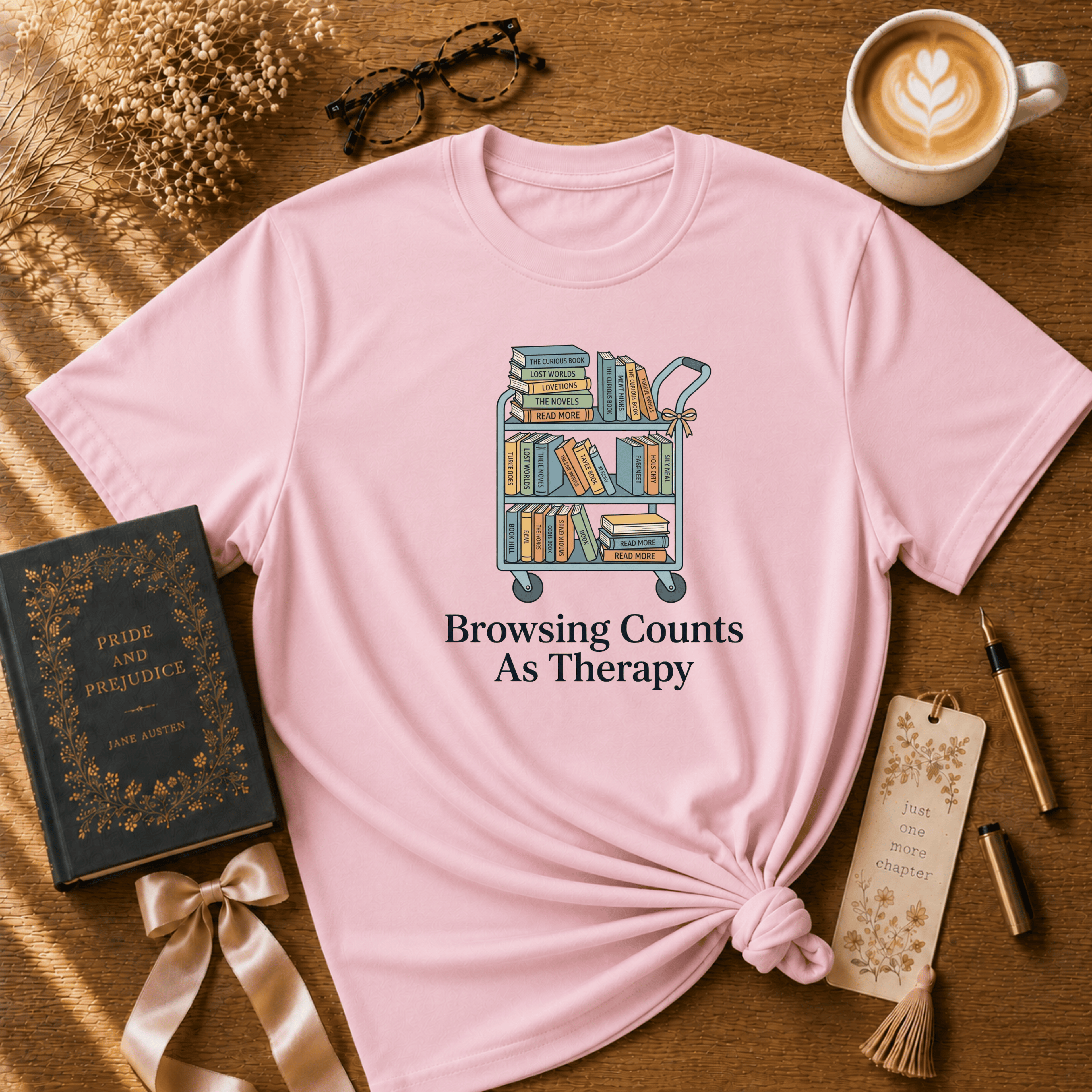 Browsing Counts | Book Lover Graphic T-Shirt
