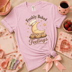 Freshly Baked Feelings | Cute Food Graphic T-Shirt