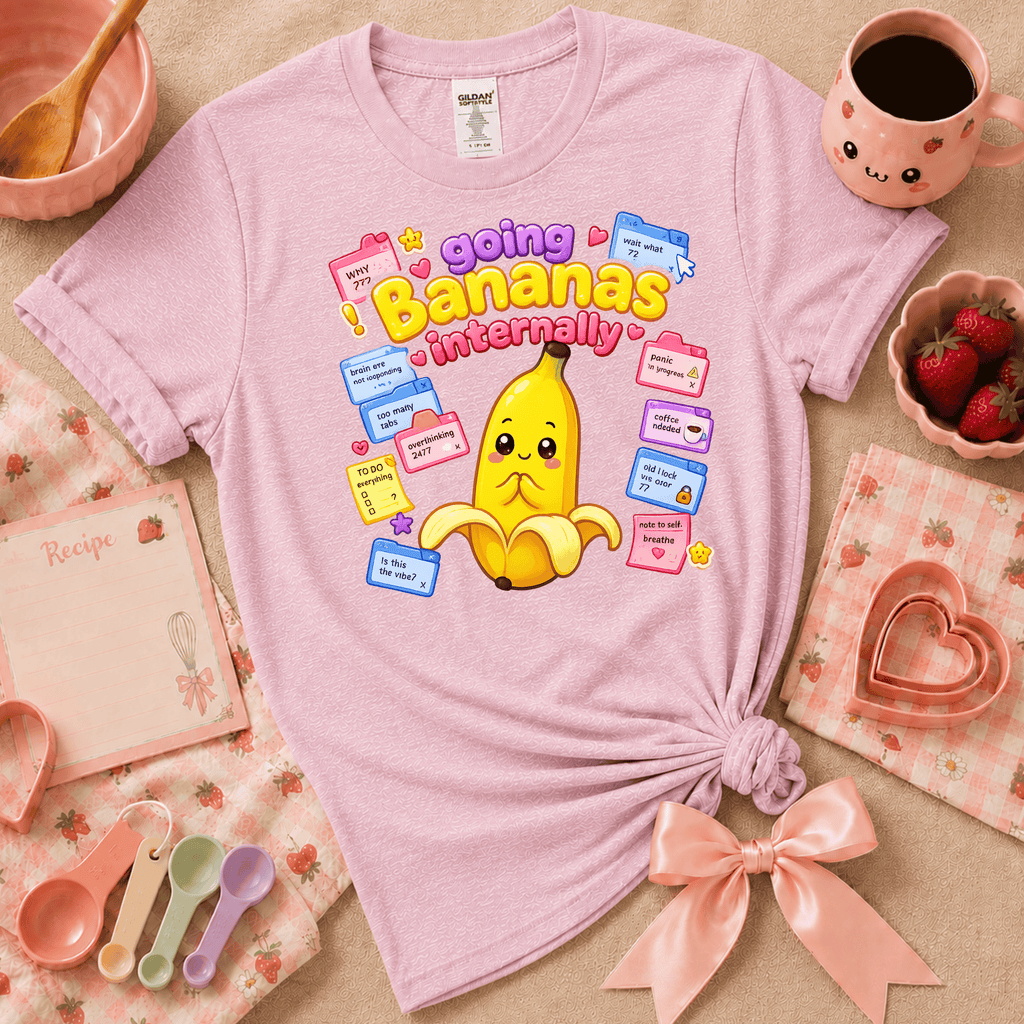 Going Bananas | Cute Food Graphic T-Shirt