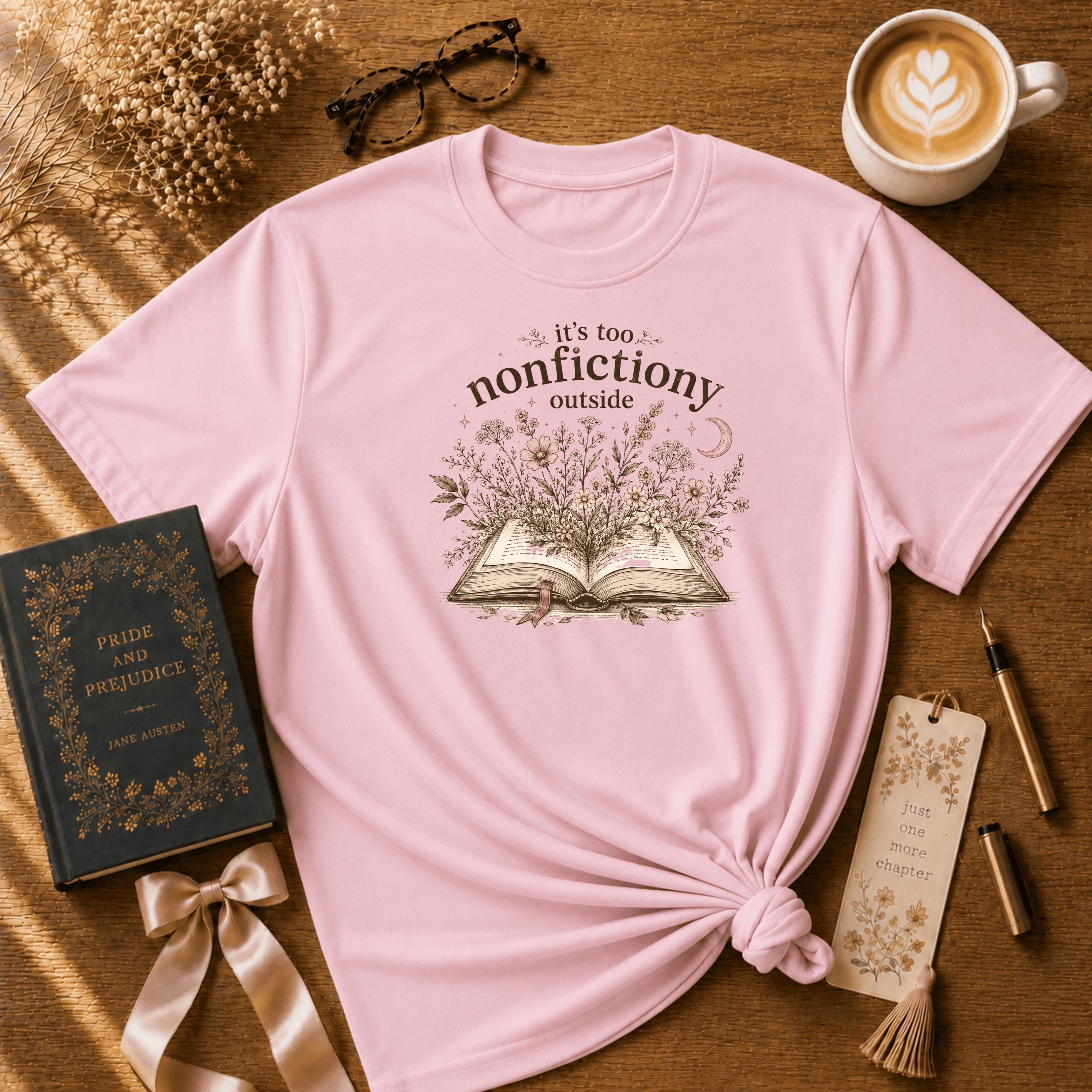 Non Fiction | Book Lover Graphic T-Shirt
