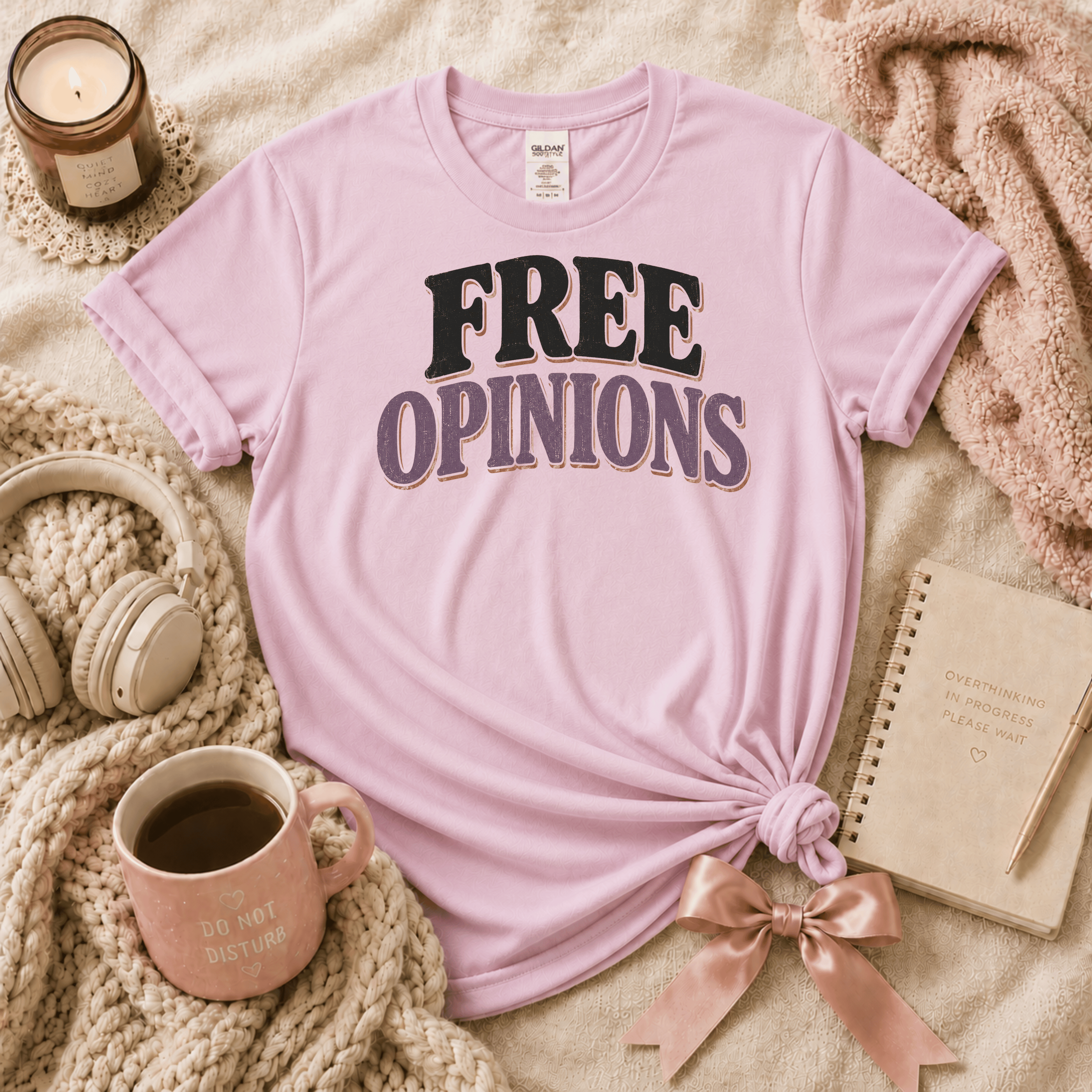 Free Opinions | Funny Introvert Graphic T-Shirt