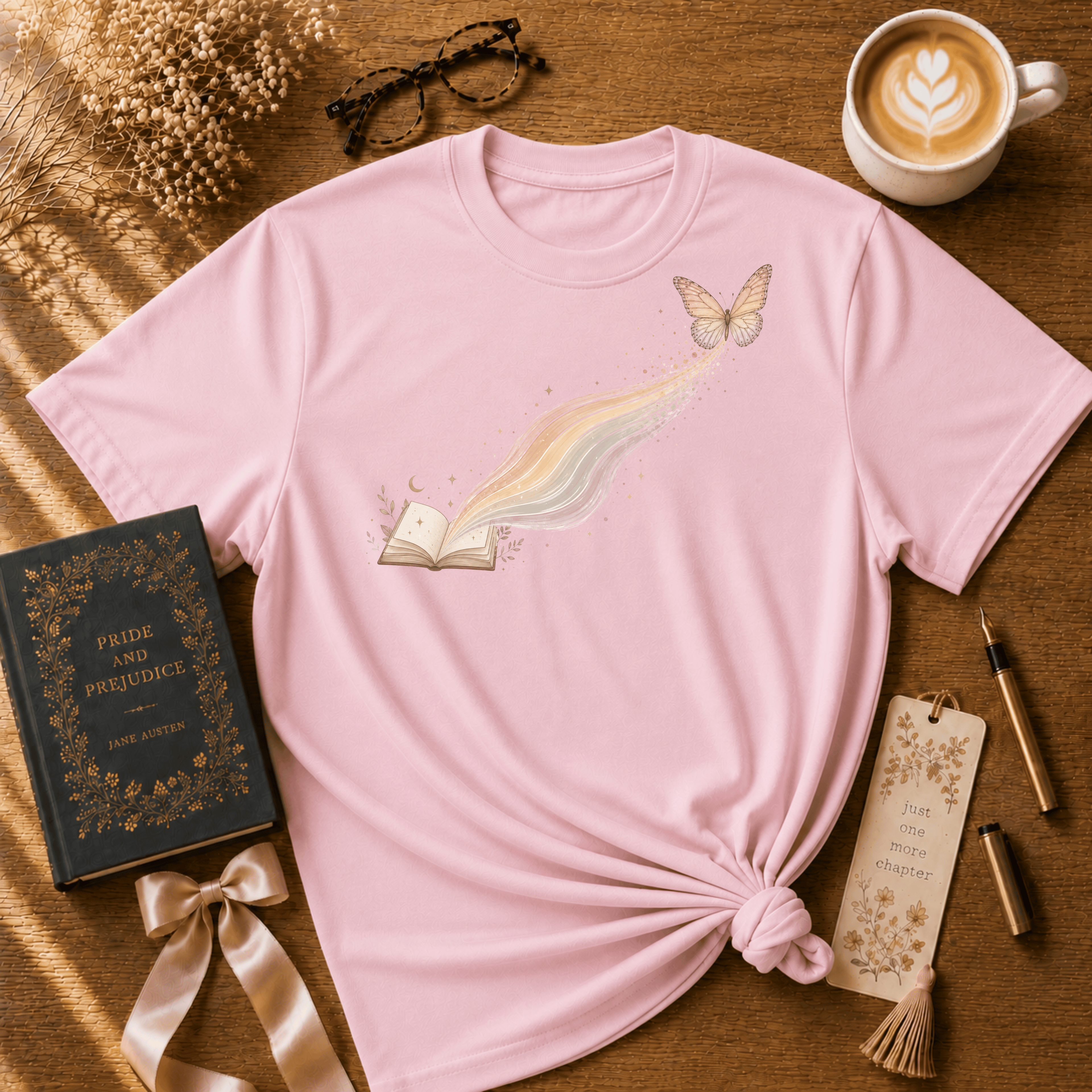 Rainbow Book | Book Lover Graphic T-Shirt