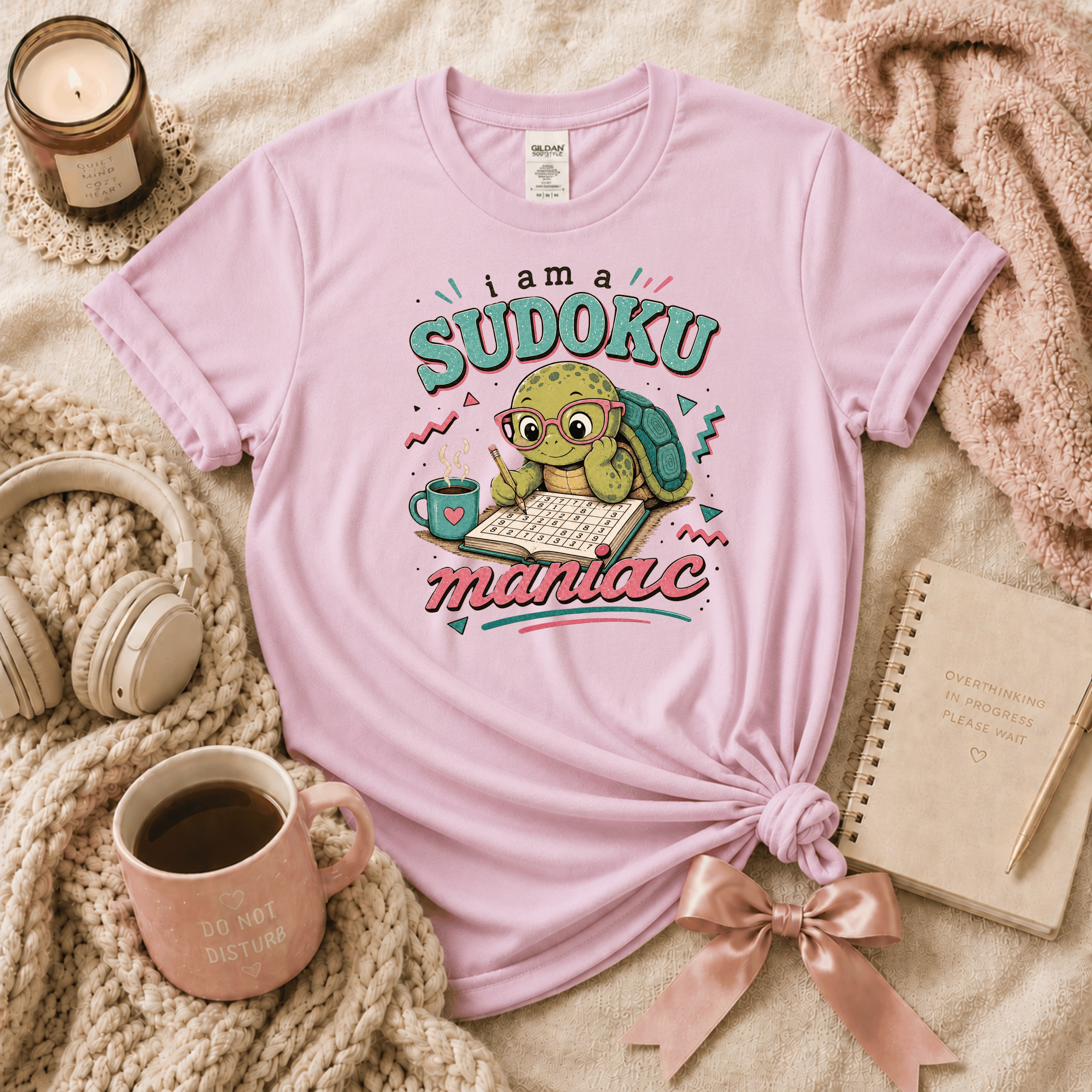Sudoku Maniac | Funny Introvert Graphic T-Shirt