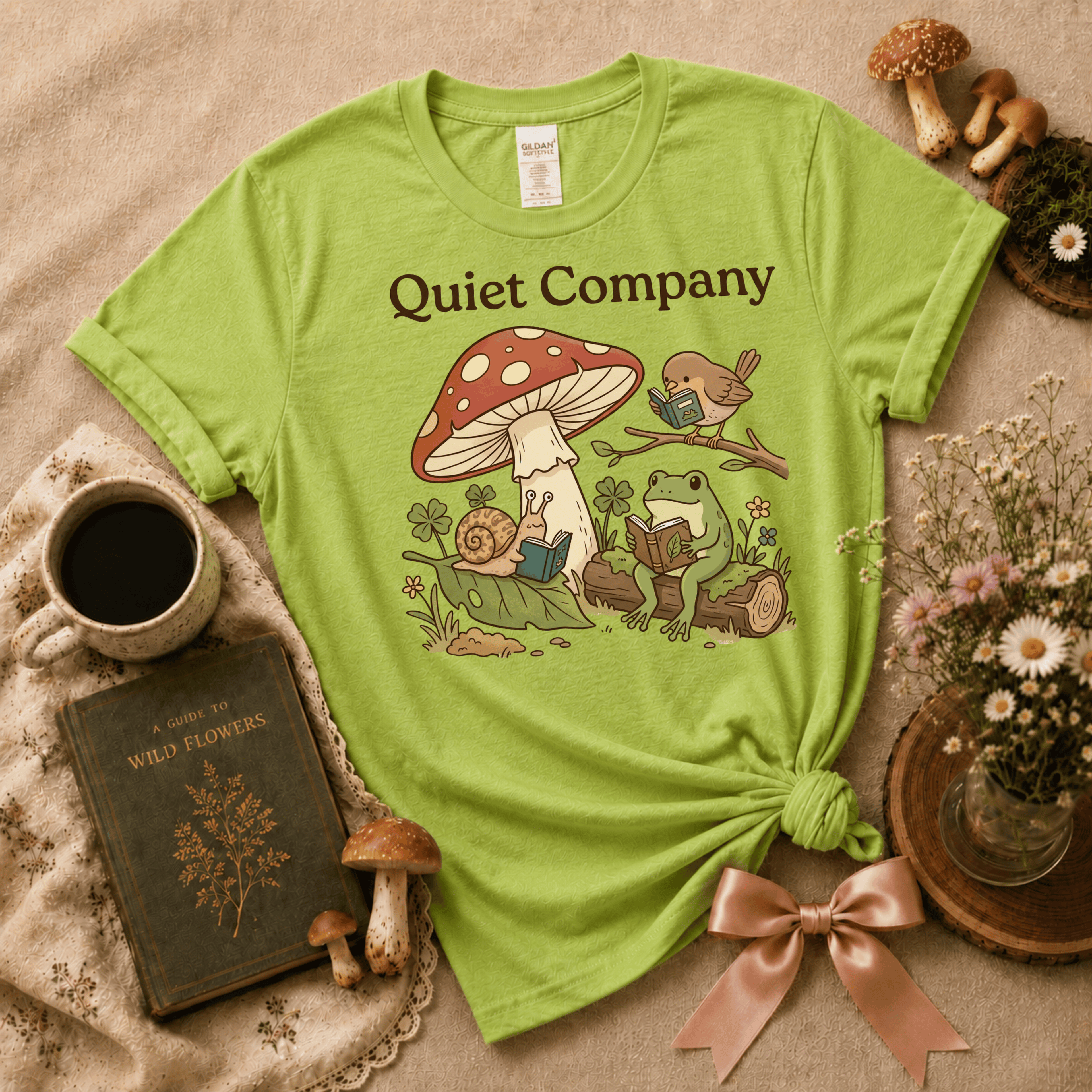 Quiet Company | Cottagecore Graphic T-Shirt
