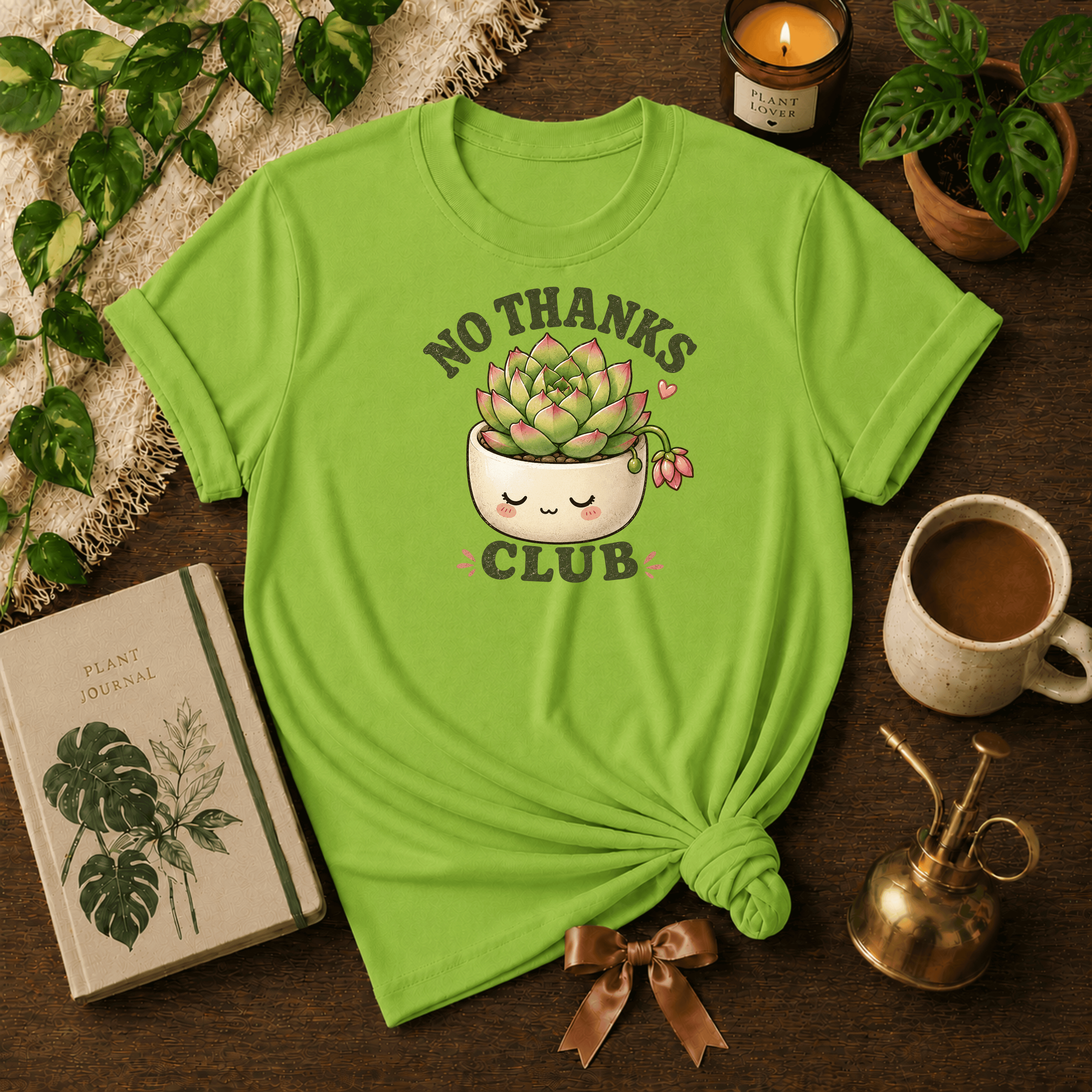 No Thanks Club | Plant Lover Graphic T-Shirt