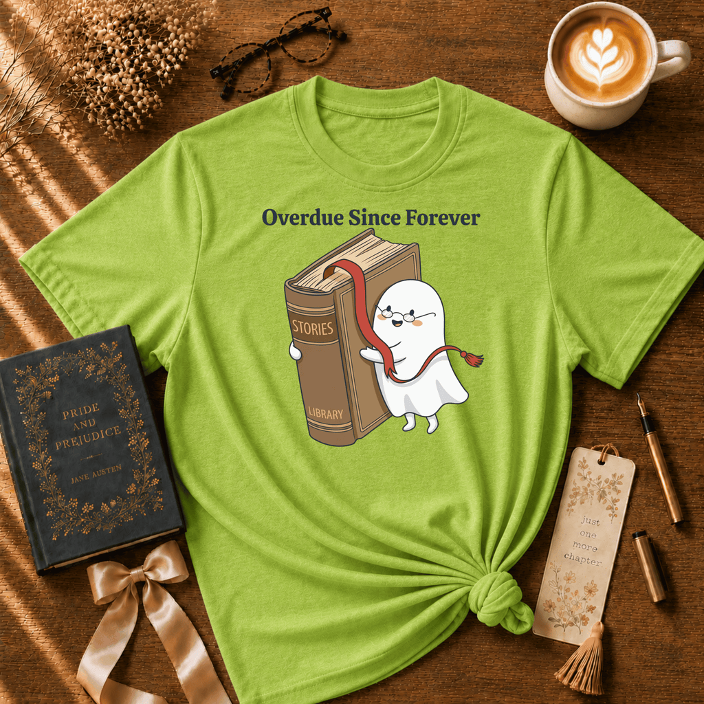 Overdue | Book Lover Graphic T-Shirt