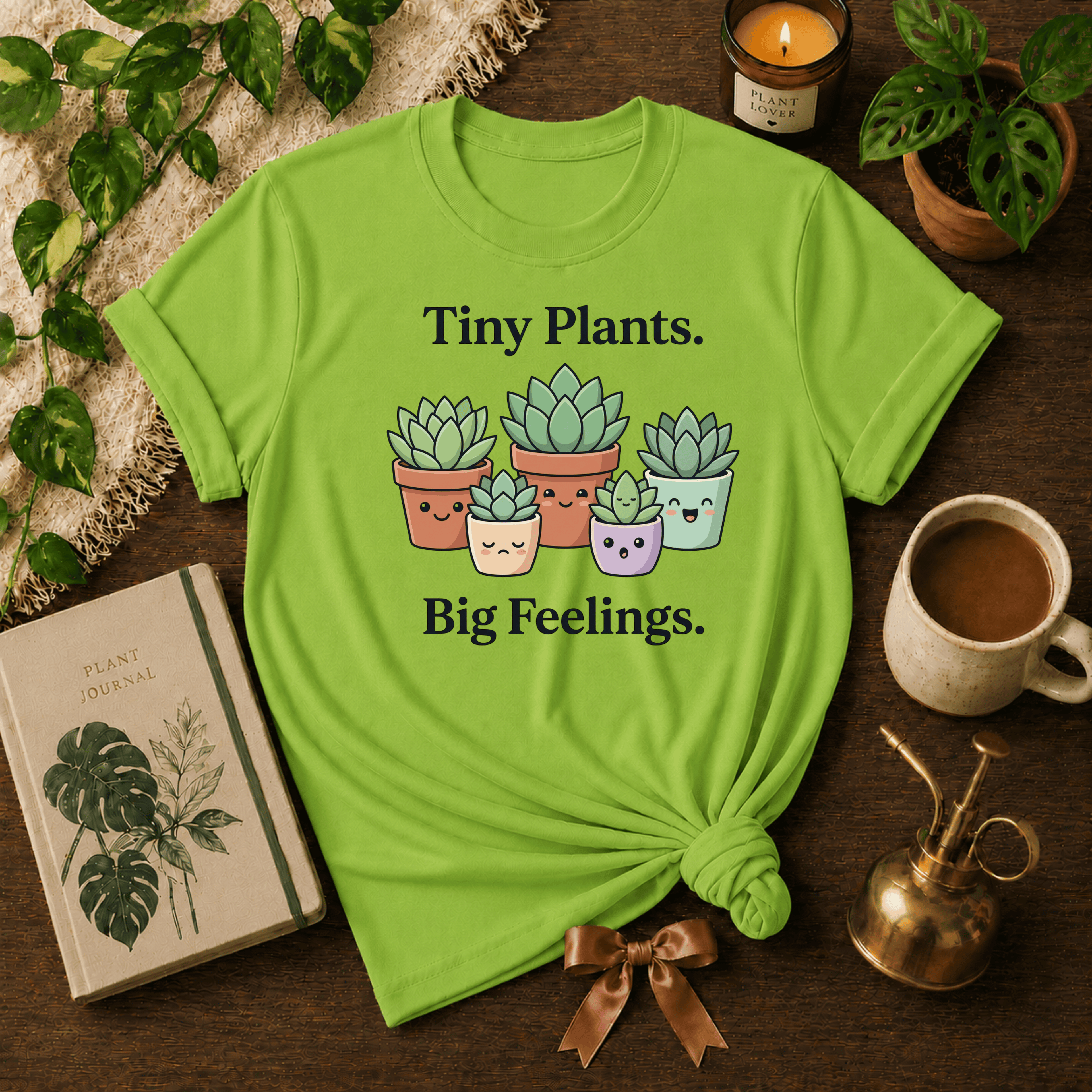 Big Feelings | Plant Lover Graphic T-Shirt