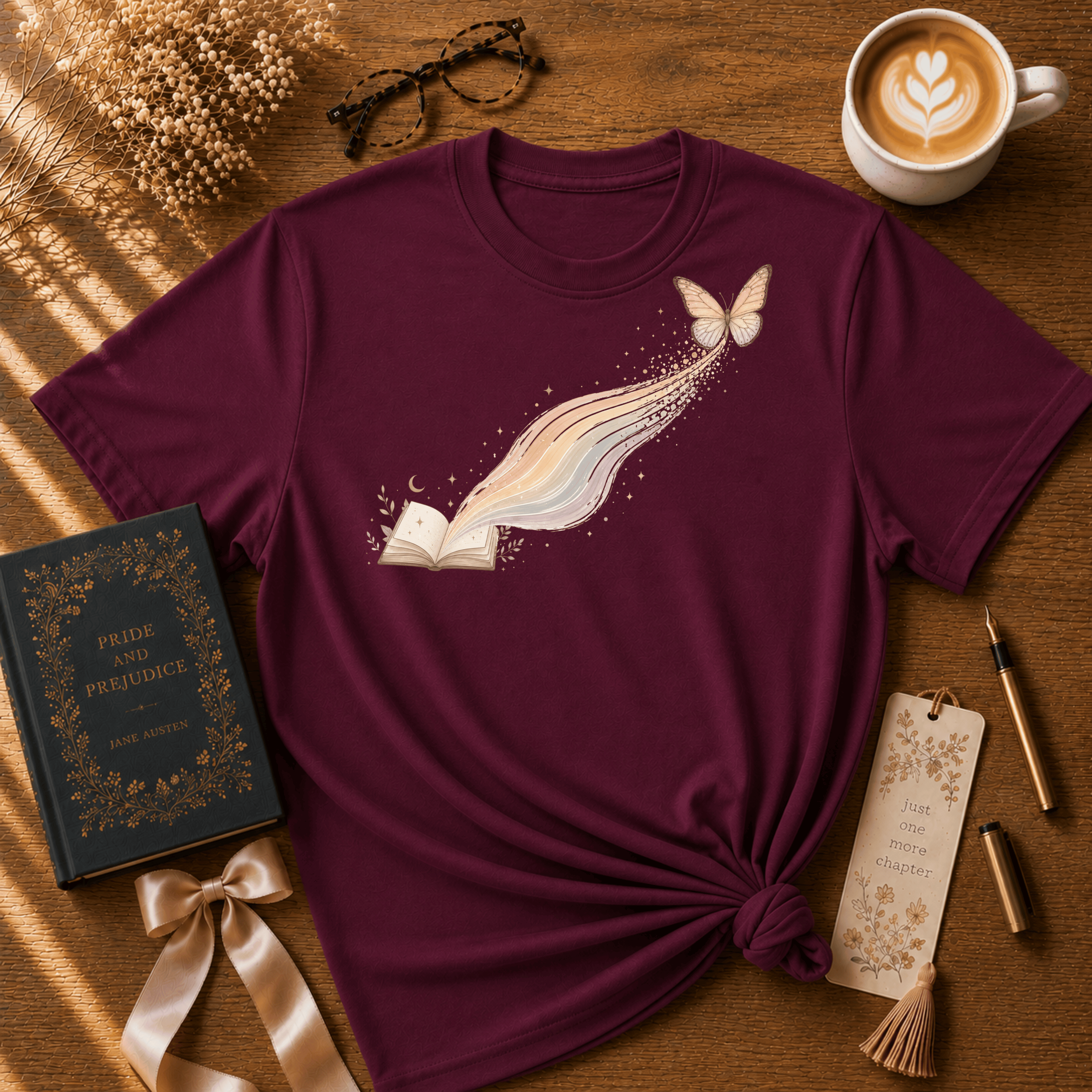 Rainbow Book | Book Lover Graphic T-Shirt