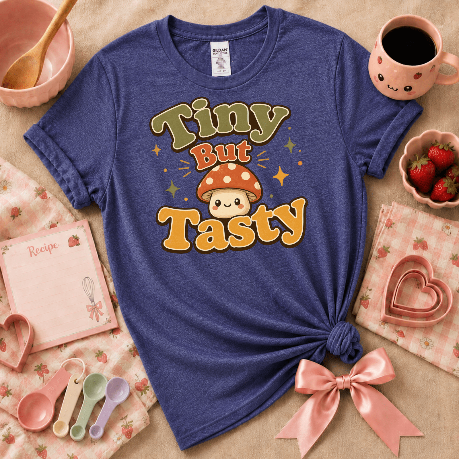 Tiny But Tasty | Cute Food Graphic T-Shirt