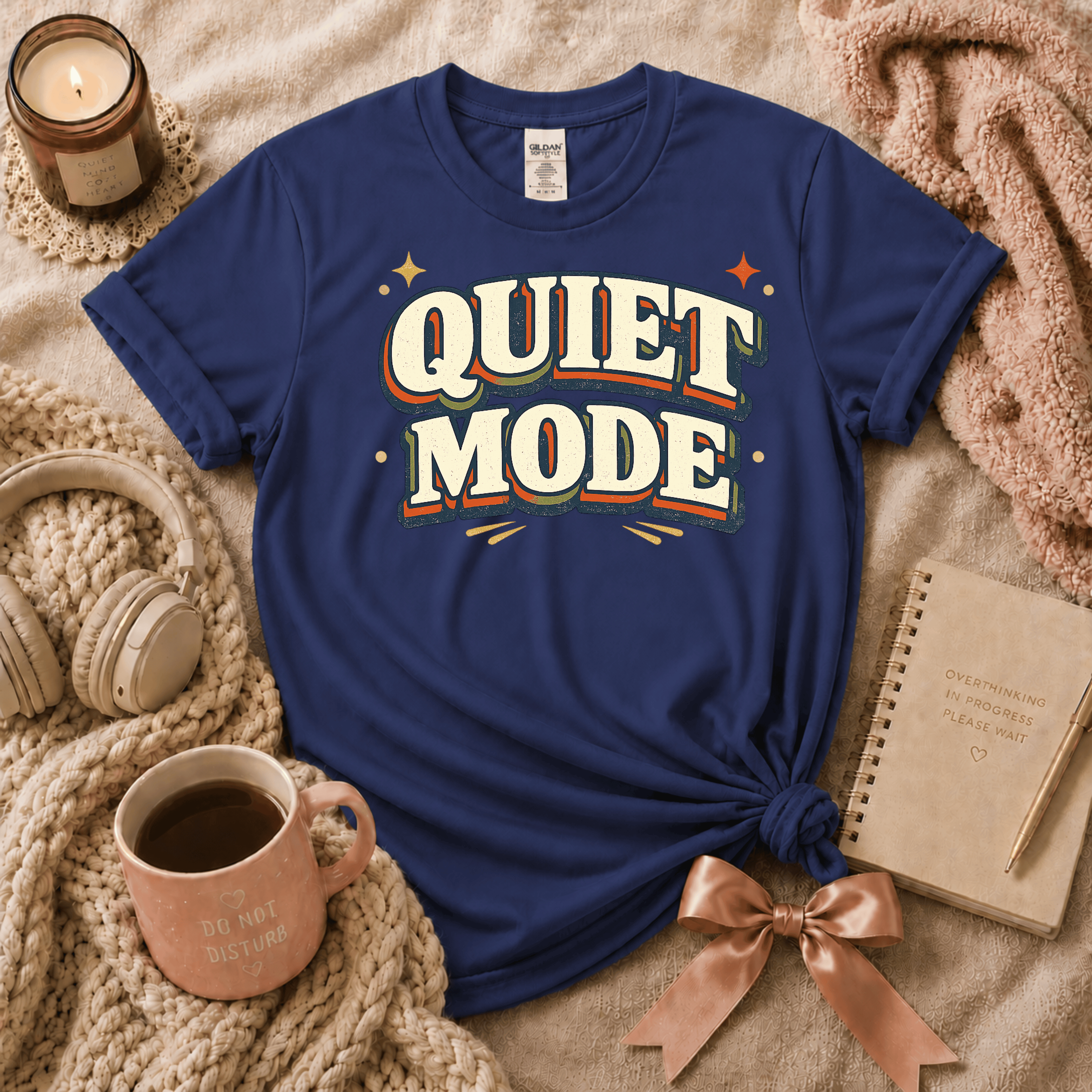 Quiet Mode | Funny Introvert Graphic T-Shirt