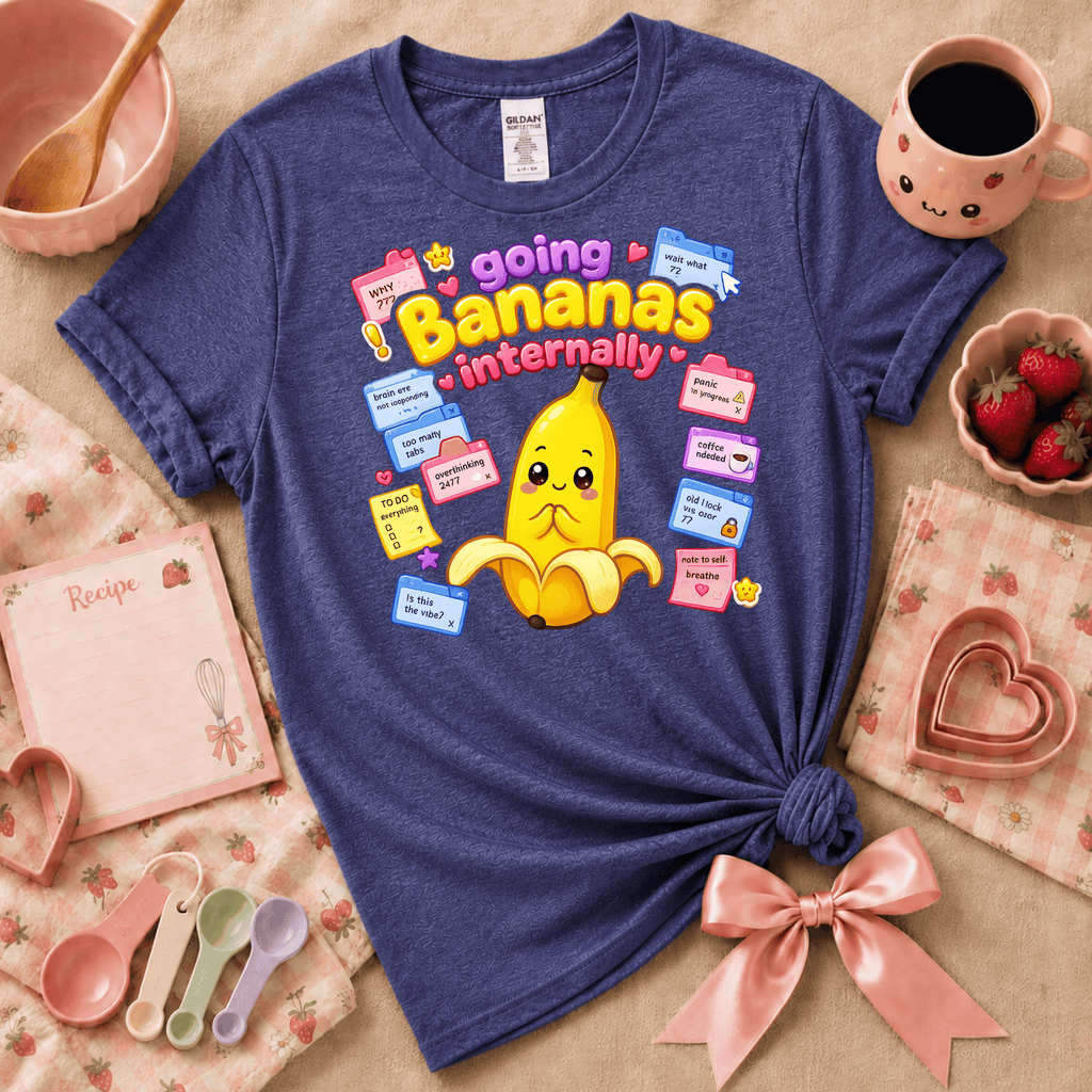 Going Bananas | Cute Food Graphic T-Shirt