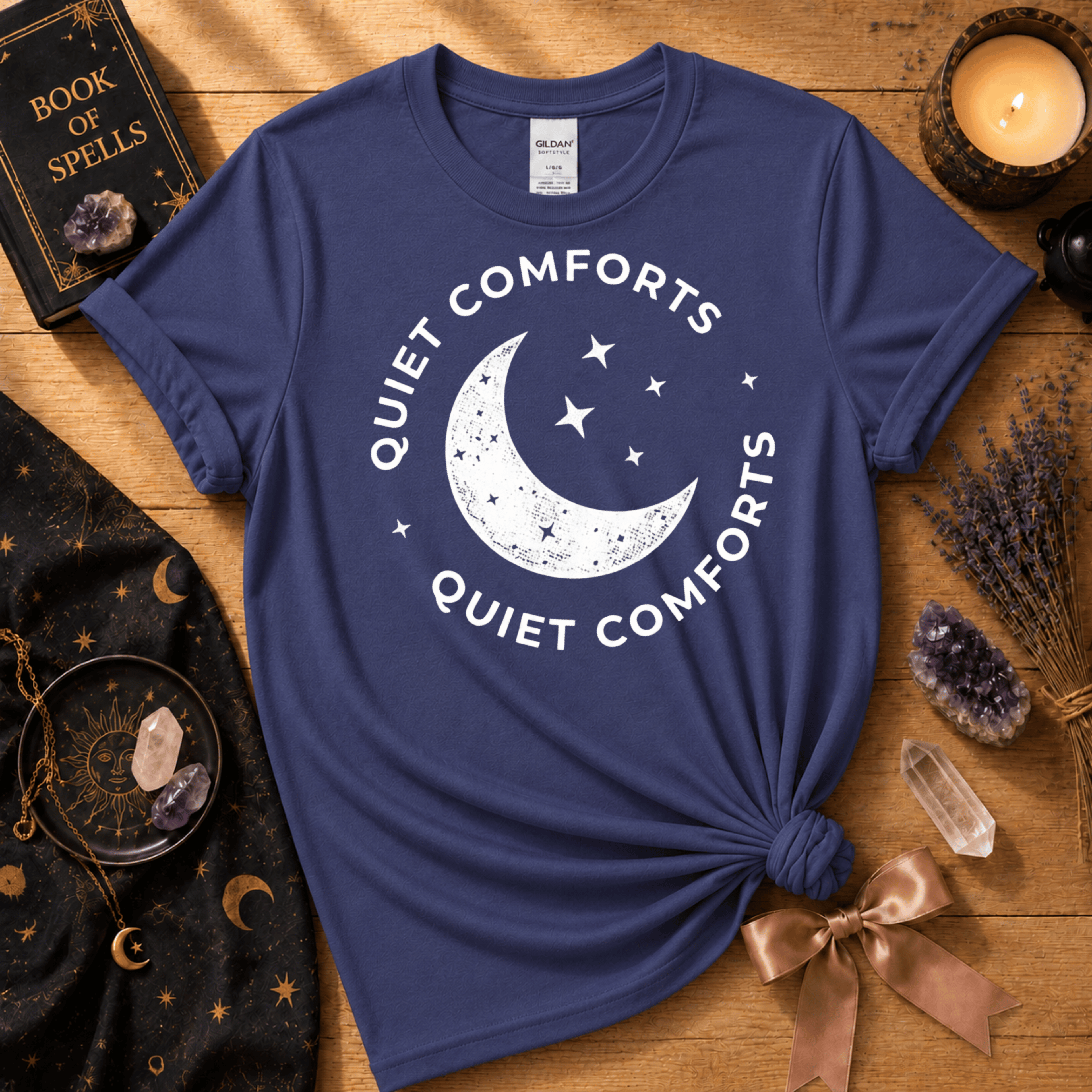 Quiet Comfort | Celestial Graphic T-Shirt