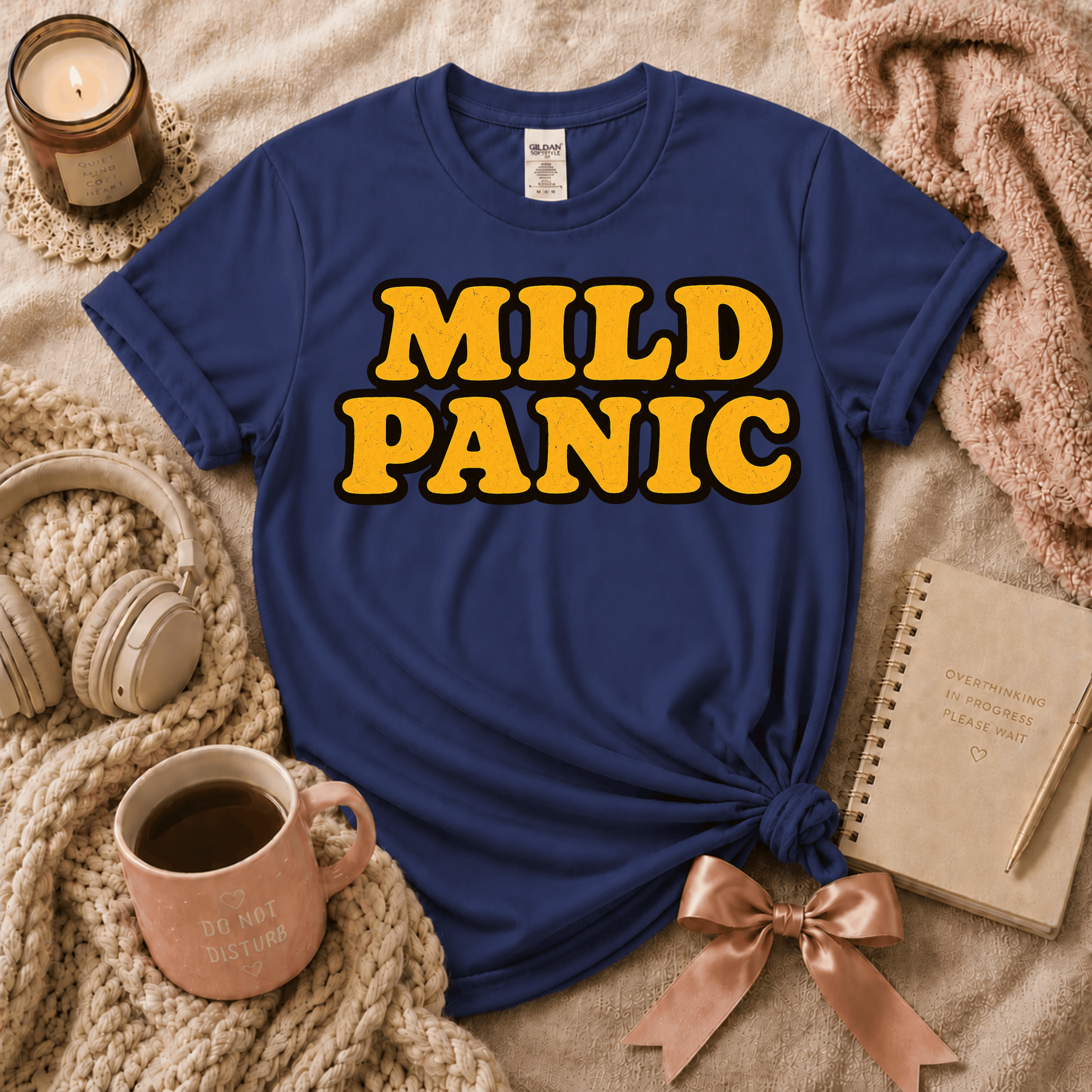Mild Panic | Funny Introvert Graphic T-Shirt