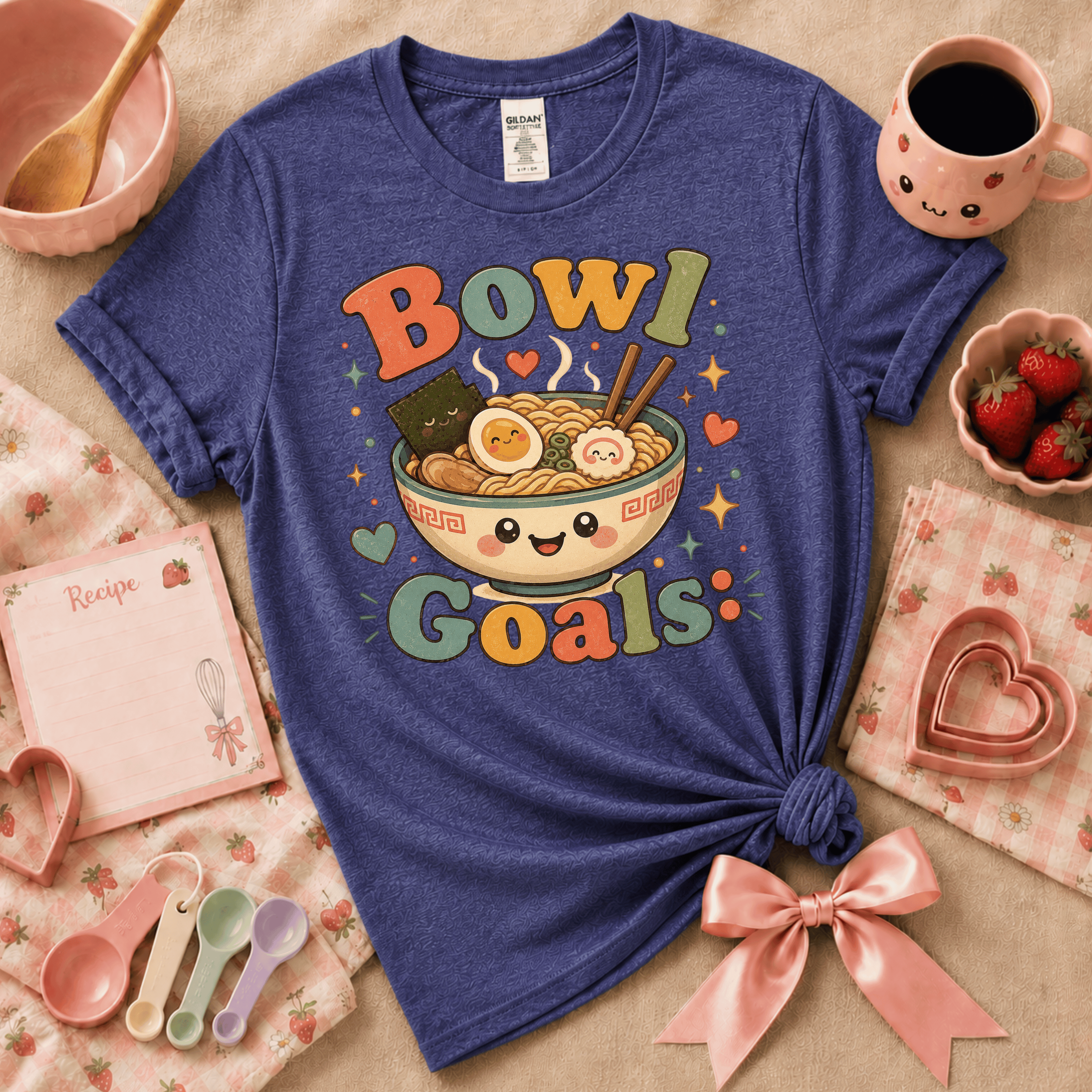 Bowl Goals | Cute Food Graphic T-Shirt